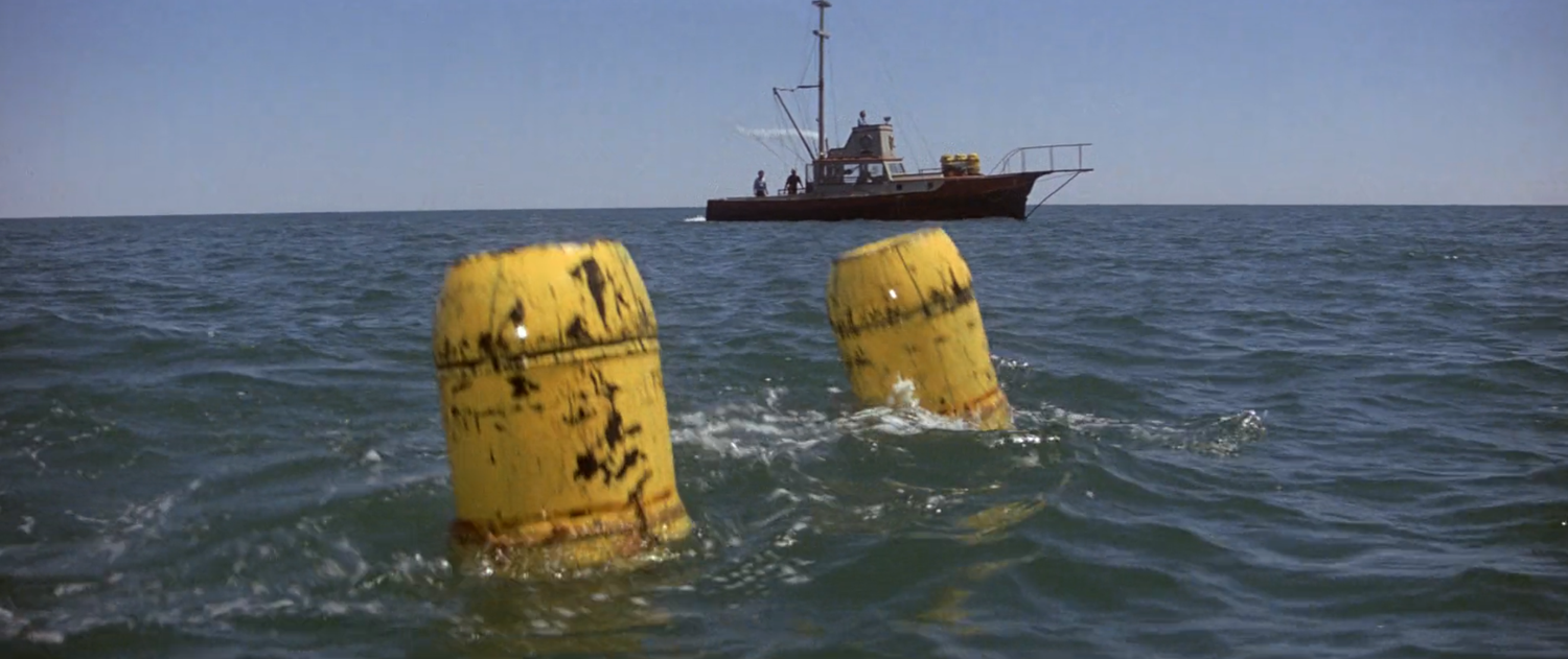 The everchanging yellow barrels in Jaws — The Daily Jaws