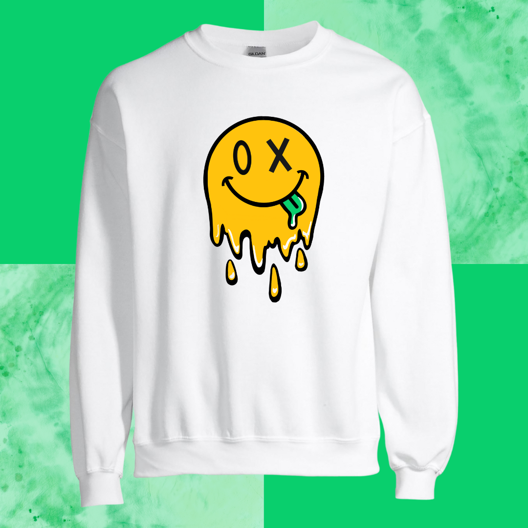 Melting OX Smiley Crewneck