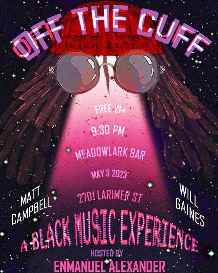 off the cuff three at the lark tn✨
9:30pm till 1ish. bipoc musicians prioritized. 🤝🏾💪🏾👊🏾
w/ @_mattronome 
@georgegotjuice
see y&rsquo;all there 🛸🛸🛸
show love to @jeswithans for the poster!
