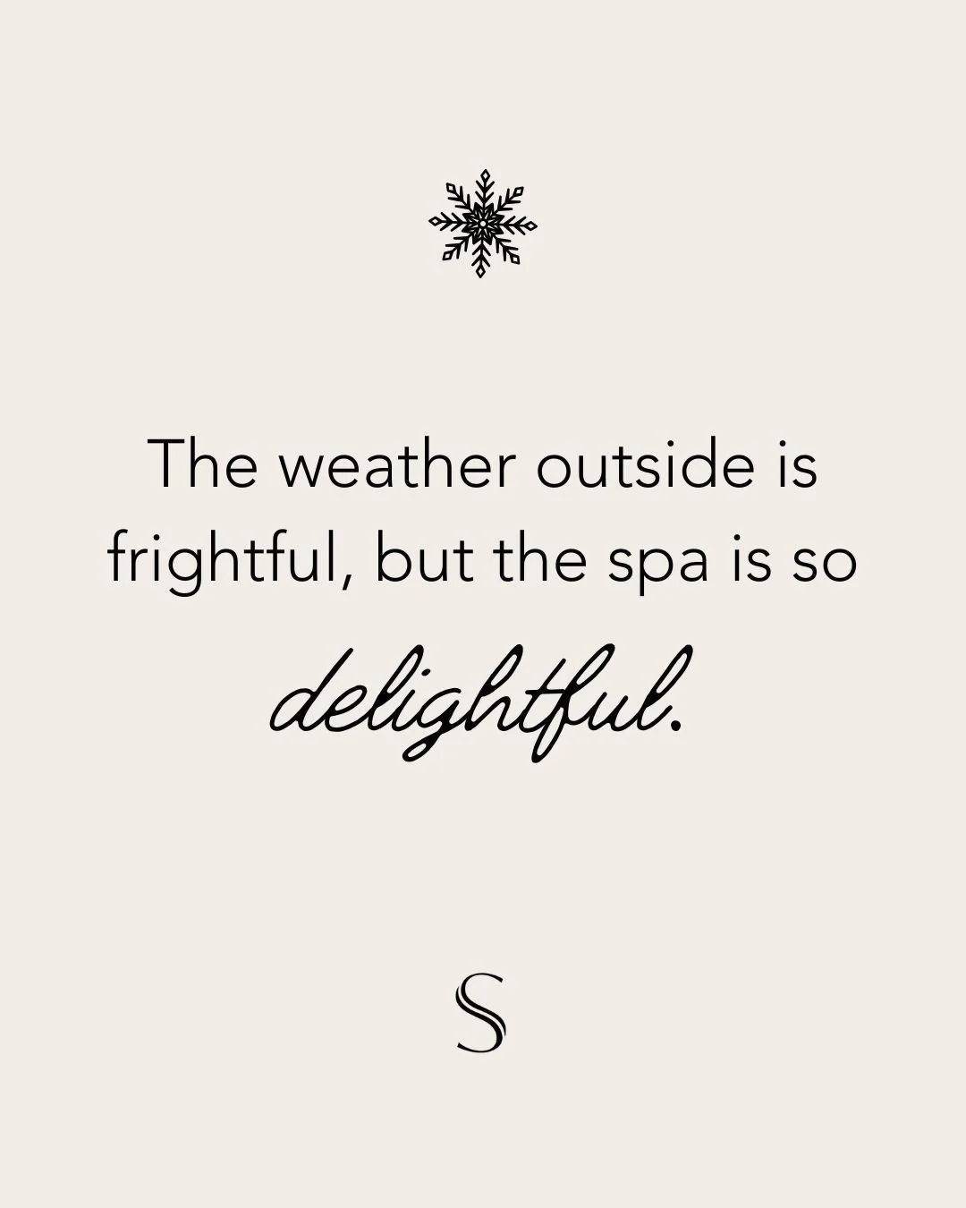 ❄️✨ Hello, cozy season ✨❄️⁠
⁠
When the winter chill settles in, we invite you to recharge, reset, and slow down in a space made just for you 🤍⁠
⁠
Step inside warmth, calm, and comfort&mdash;where the outside noise fades and it&rsquo;s all about you.