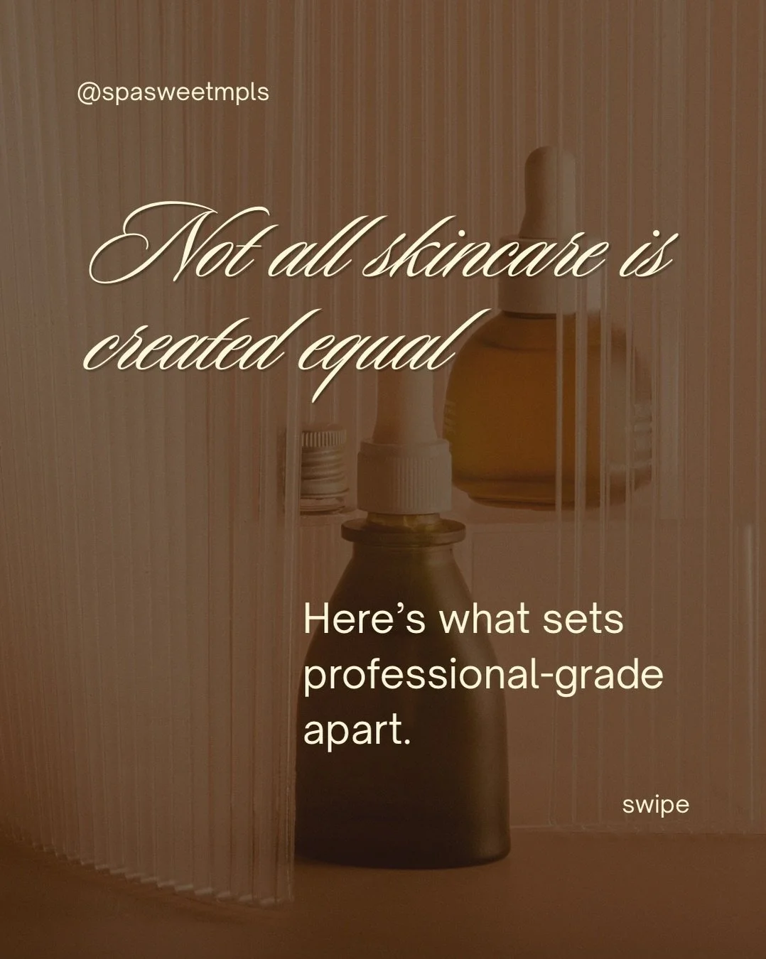 Most people are one product swap away from better skin. The hard part is knowing which one. 🤍

That&rsquo;s where we come in. Estheticians spend our careers studying skin: how ingredients behave, how formulas are built, and how products work togethe