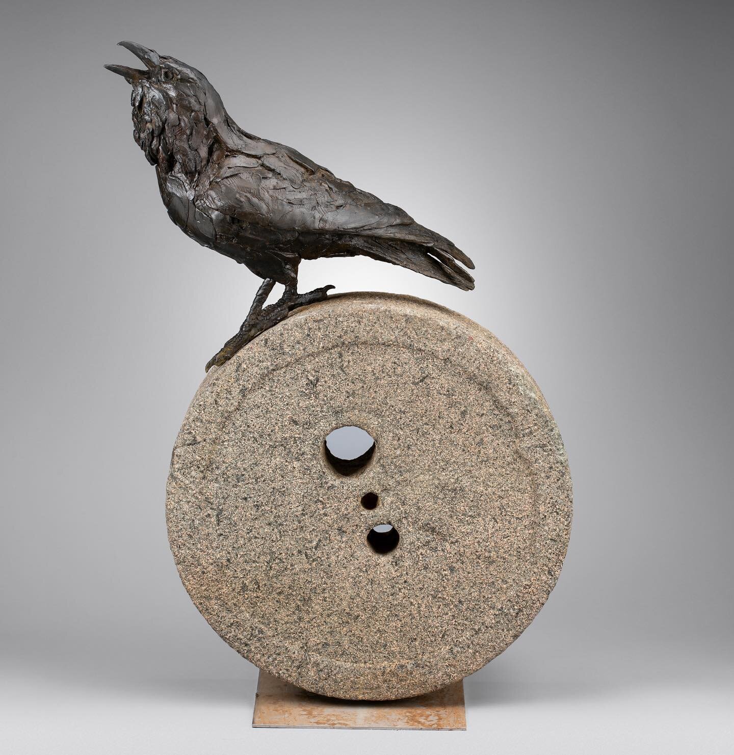 &ldquo;Raven Celebrates Inventing the Wheel&rdquo; has been juried into the @nationalsculpturesociety 90th Annual exhibition. The exhibition will be @brookgreen_gardens So happy with this news. 
Here&rsquo;s her story;
Raven, being the cleverest of a