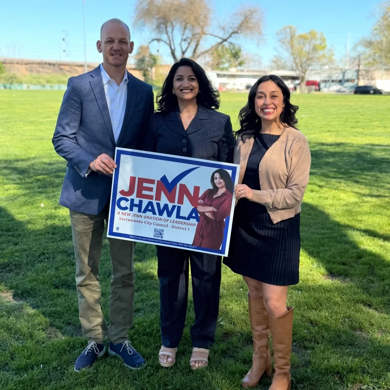 Strong cities are built through collaboration.

That&rsquo;s why we&rsquo;re proud to stand together in support of Jenn Chawla for Sacramento City Council District 1. Jenn brings integrity, public safety experience, and a deep commitment to serving o