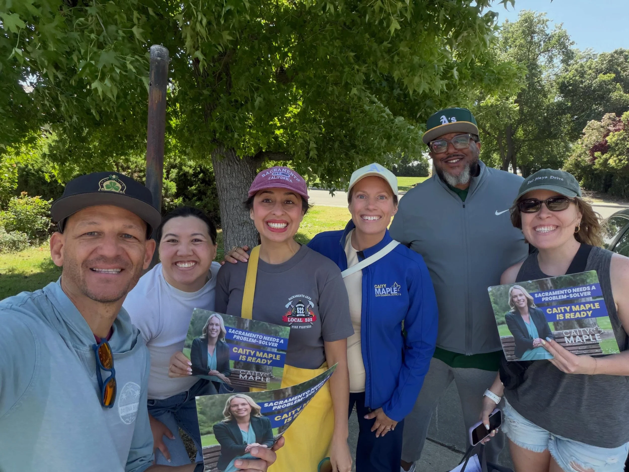 Wind gusts up to 40mph couldn&rsquo;t stop us from knocking on doors for the reelection campaign of Caity Maple for Sacramento City Council! Only 17 days left until Election Day. Your vote matters. You should have your ballot in your hands by now. If