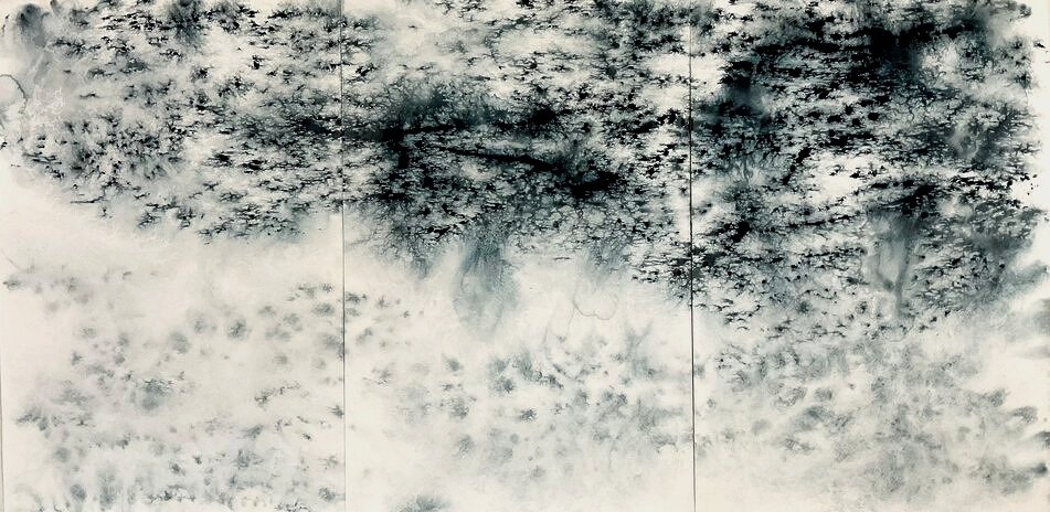 North Sea Rain 40" x 78"