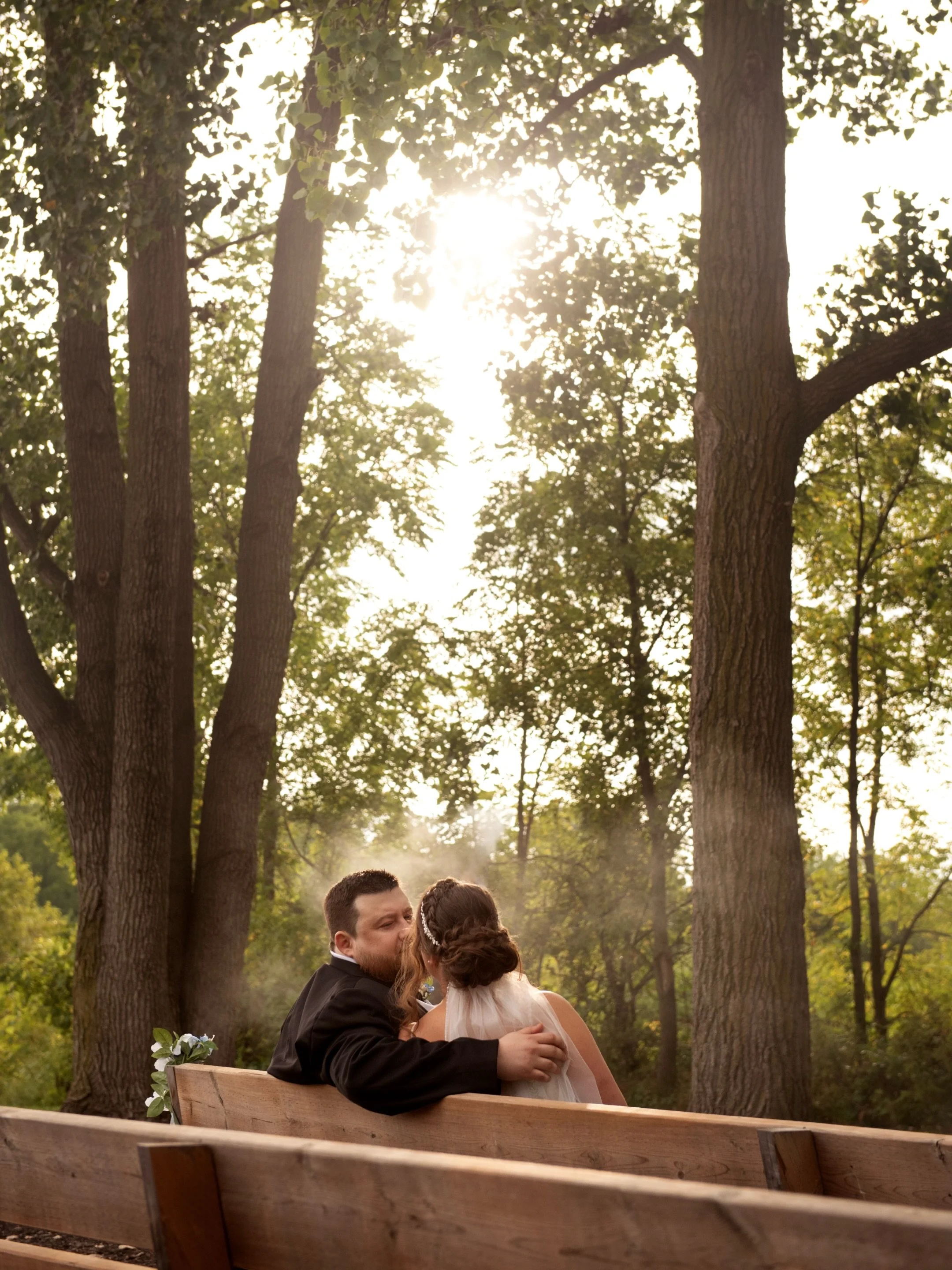 Mike and Zofia, wrote the next chapter of their love story in front of their loved ones on a gorgeous day (ok maybe a tad bit hot day) in Blenheim Ontario at @timberridgeevents.  And every detail was full of intention and love.  From each wedding par