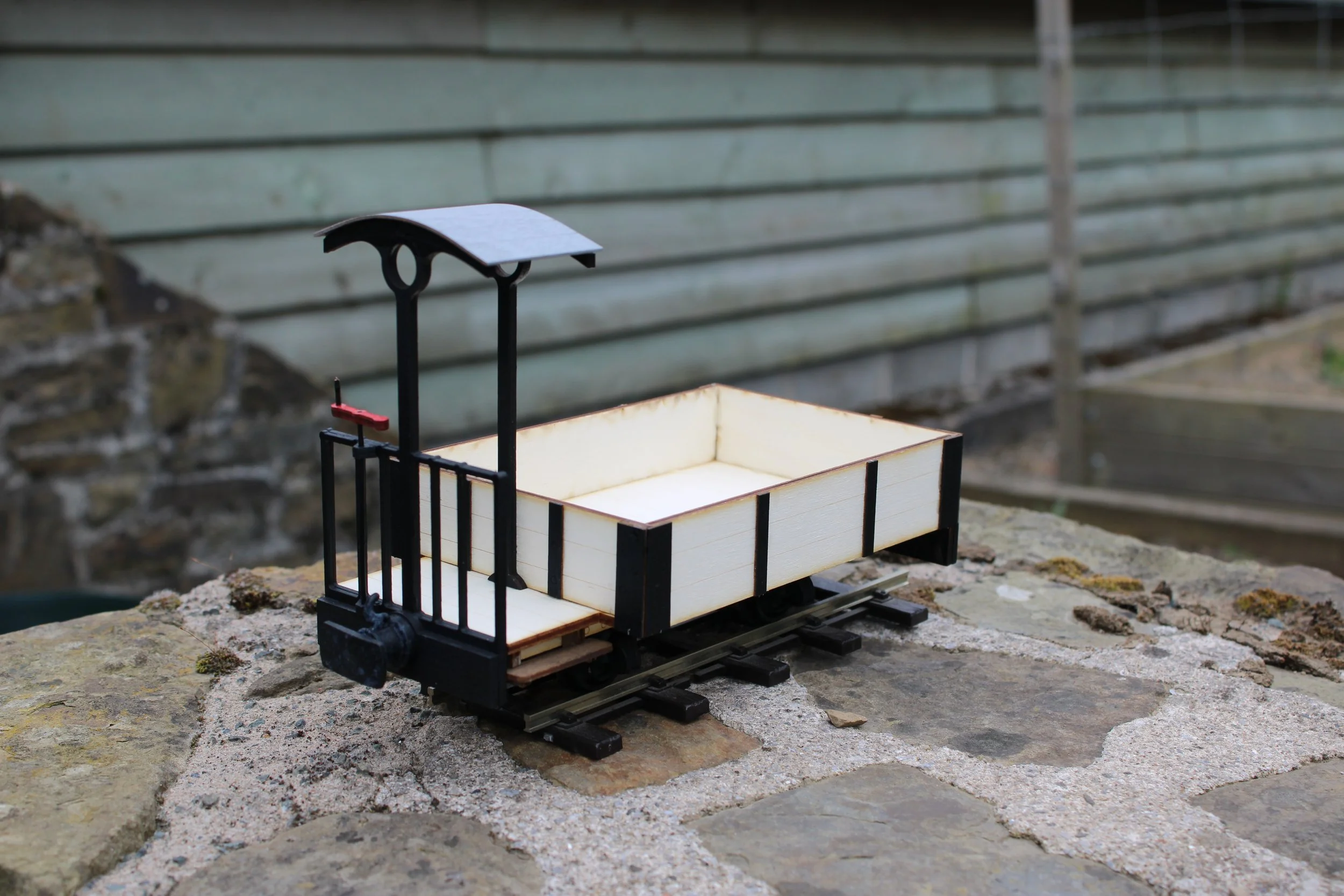 Narrow Gauge Plantation Brake for Garden Railways, 32 mm & 45 mm
