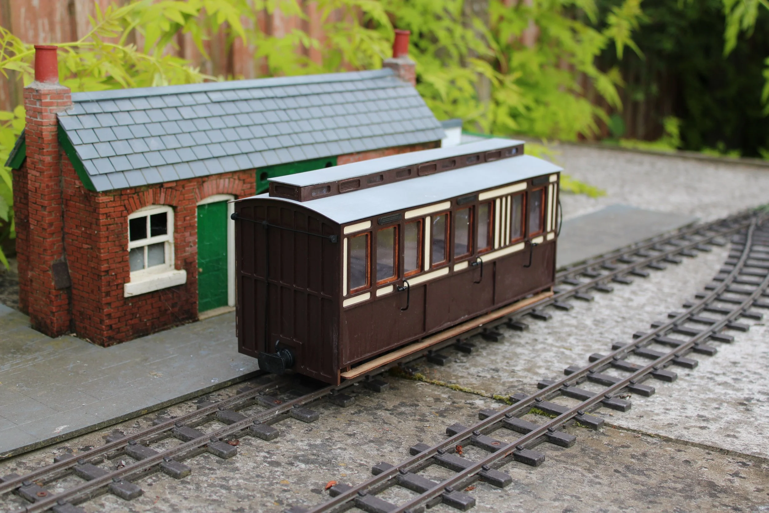 3 Compartment Dean Clemestory Gaurds carriage for garden railways, 16 mm and GScale