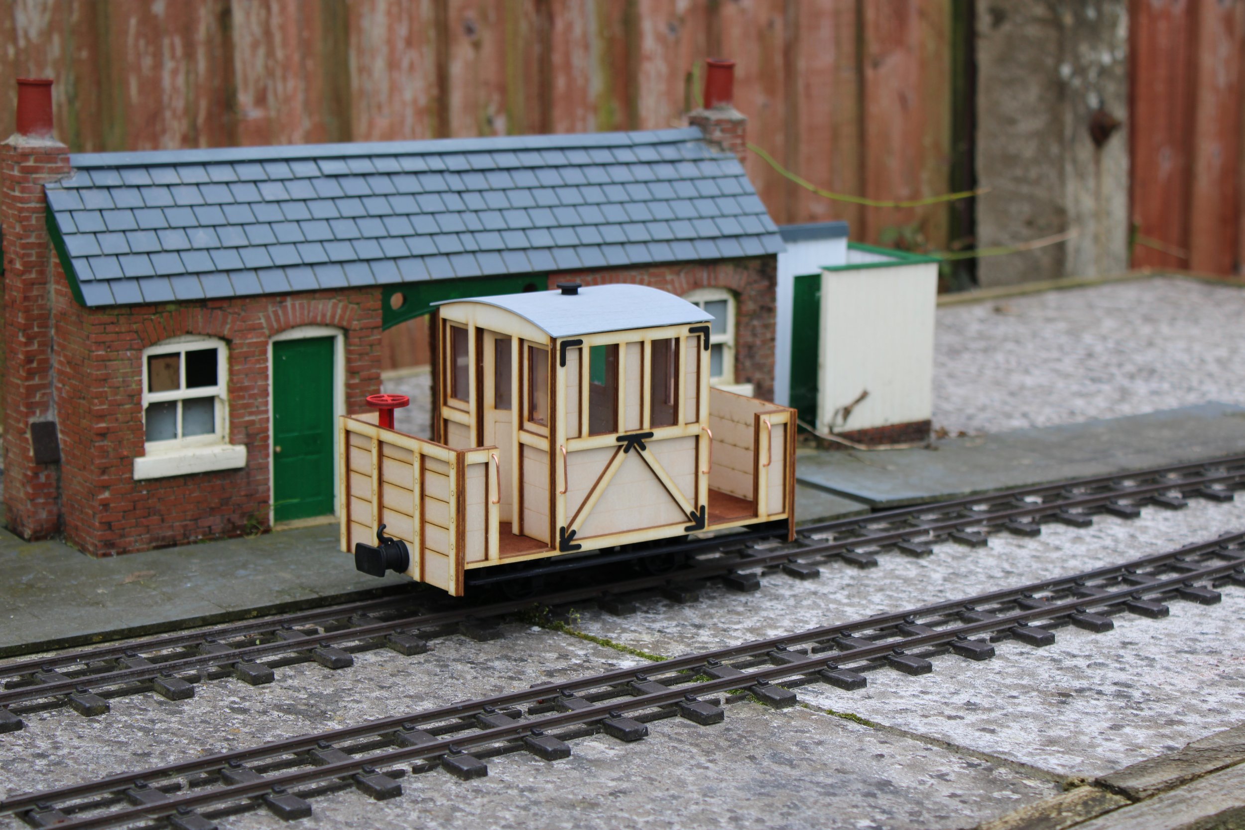 EDLR Brake Van No2 for narrow gauge garden railways, 32 mm & 45 mm