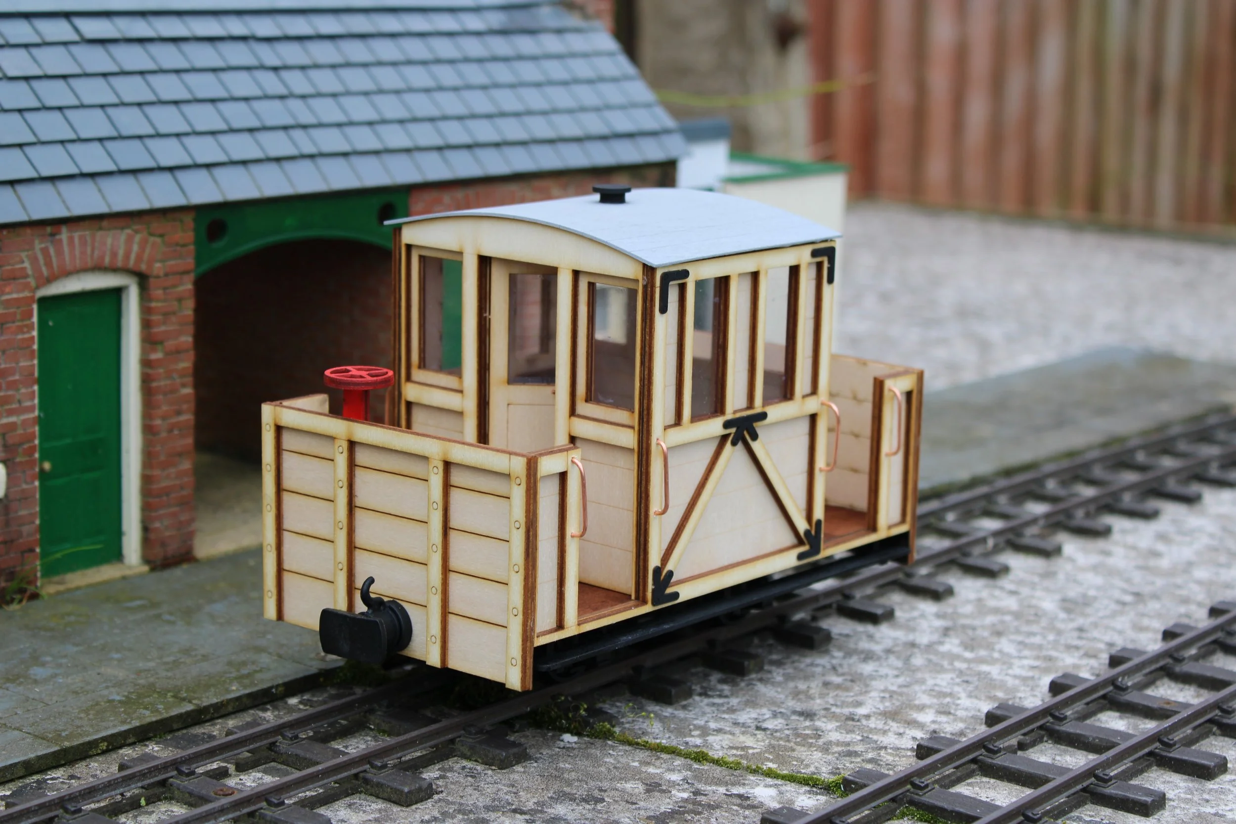 EDLR Brake Van No2 for garden railways, 32 mm & 45 mm