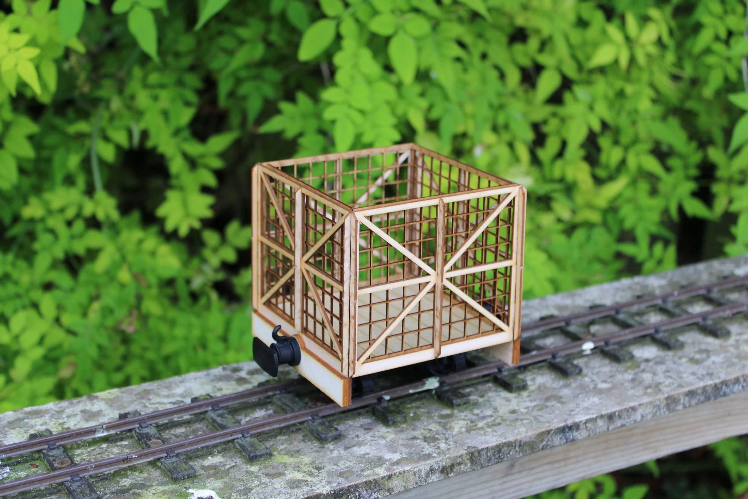 Stubby / Short Sugar Cane - Full Mesh Wagon for Garden Railways, 32 mm & 45 mm