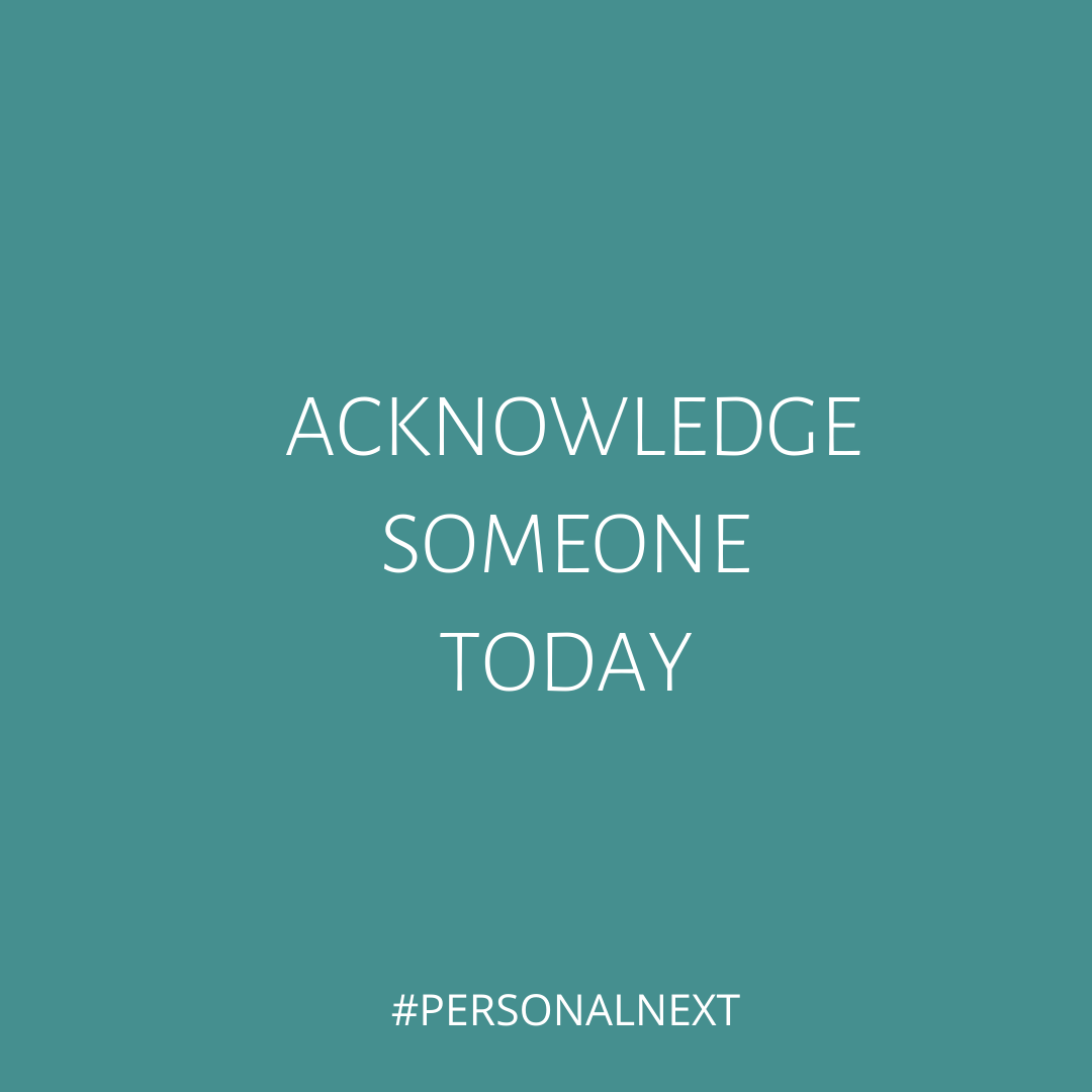Acknowledging or Noticing is Different than Just Recognition