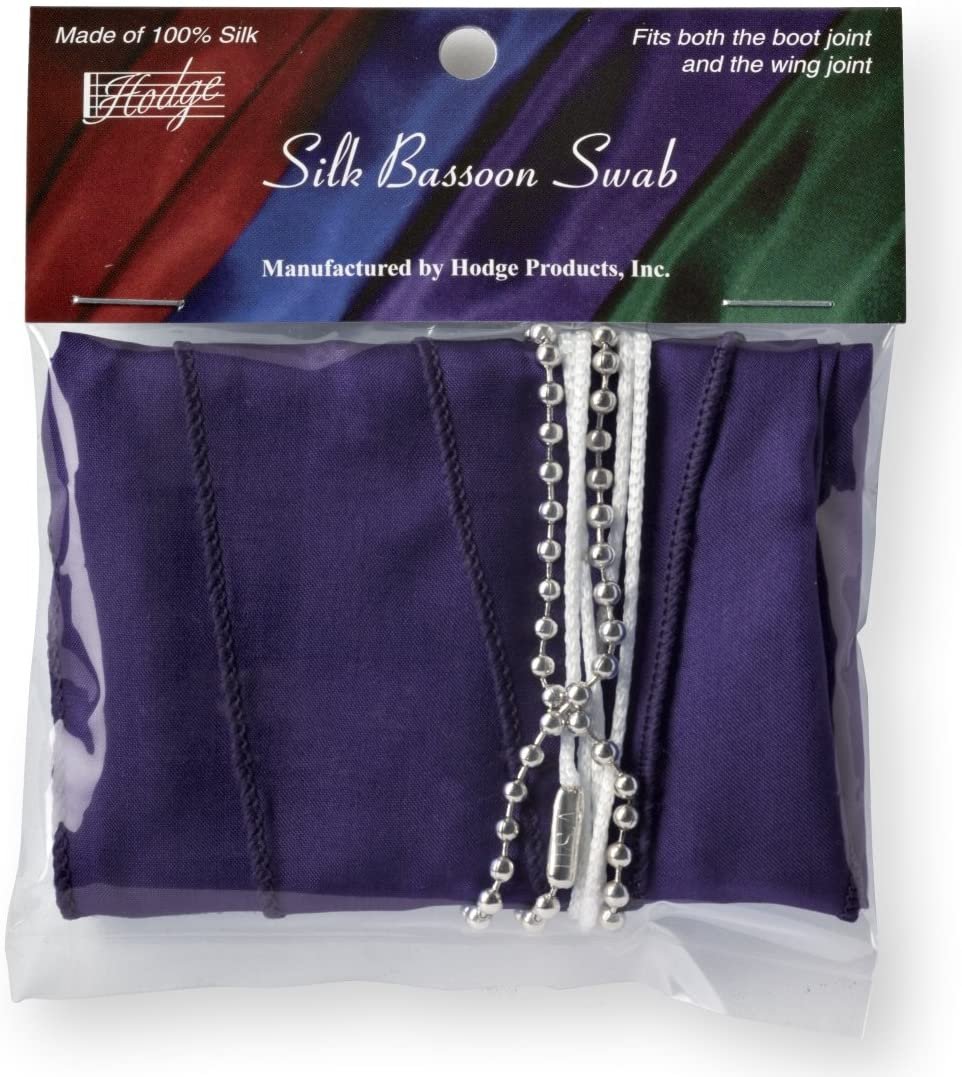 Purple Silk Bassoon Swab
