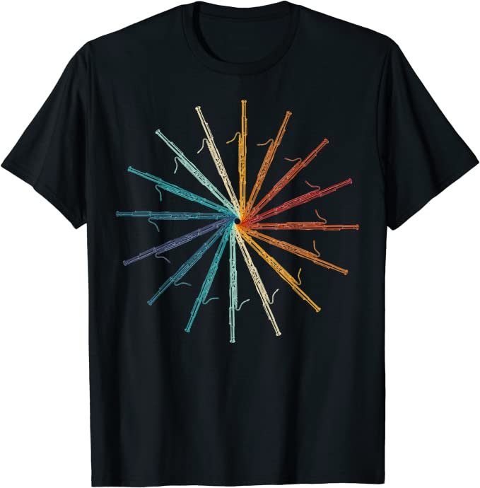 Retro Rainbow Bassoon Shirt