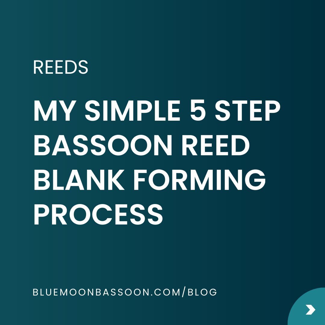 Want to take control of your bassoon reed-making process? Learn how to make your own reeds with my 5-step process, suitable for beginners and experienced reed makers 👏🏼 Hit the save button so you don&rsquo;t forget to check it out!⁠
⁠
📖 Read the l