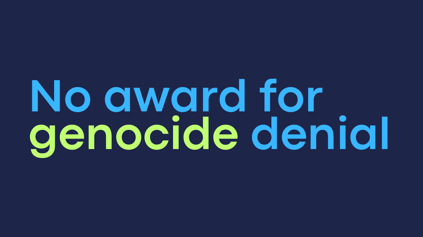 Bosnian Genocide Survivors to Judson University: Rescind Democracy Award to Sanctioned Genocide Denier</span>