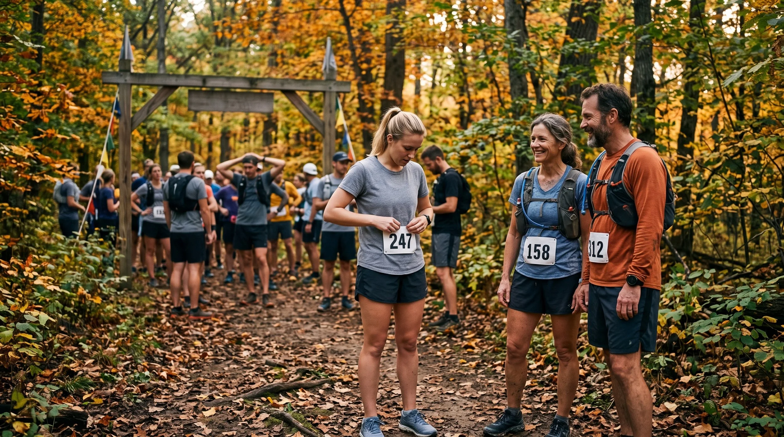 New and old trail runers/
