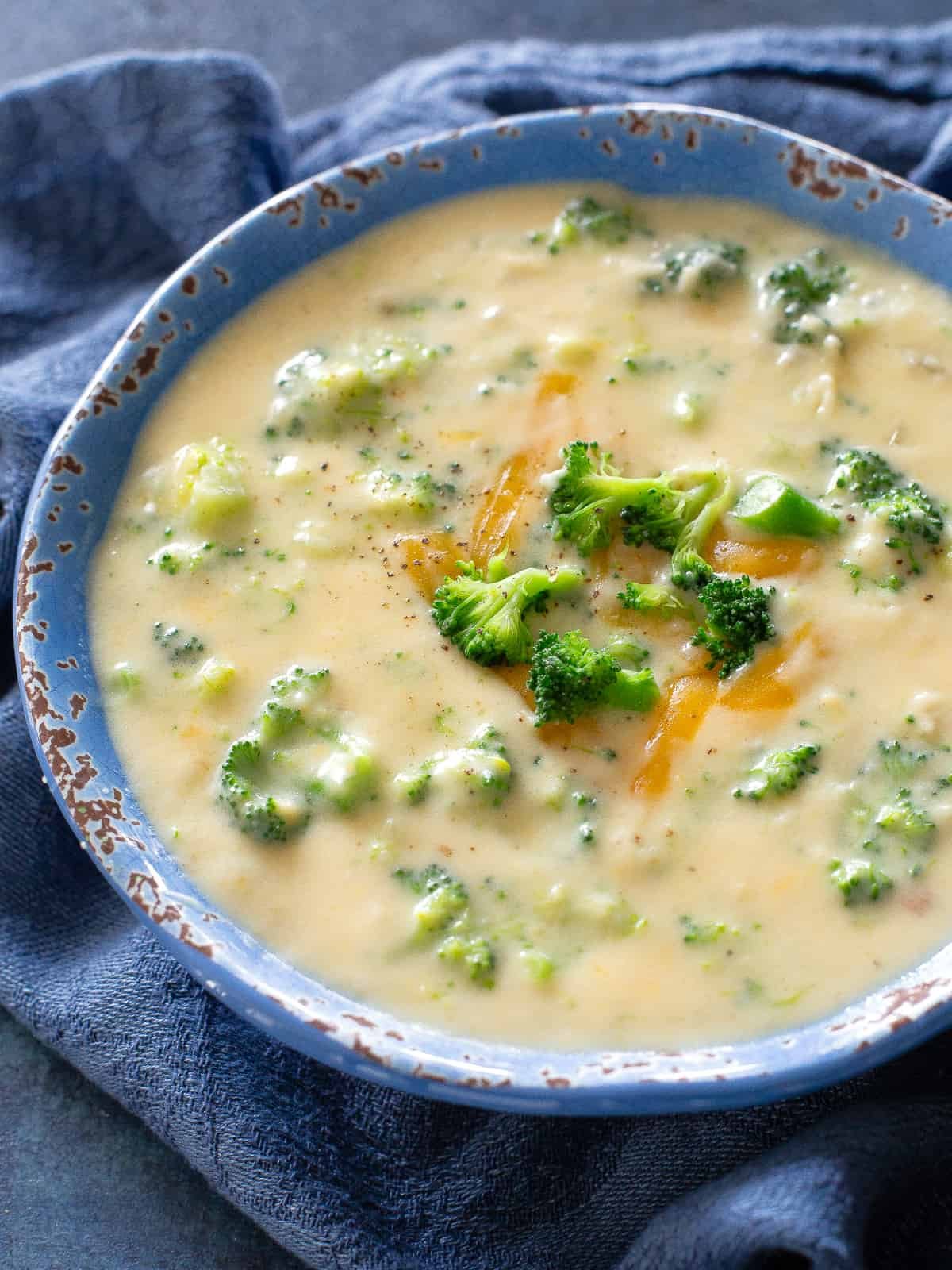 Broccoli and cheddar soup