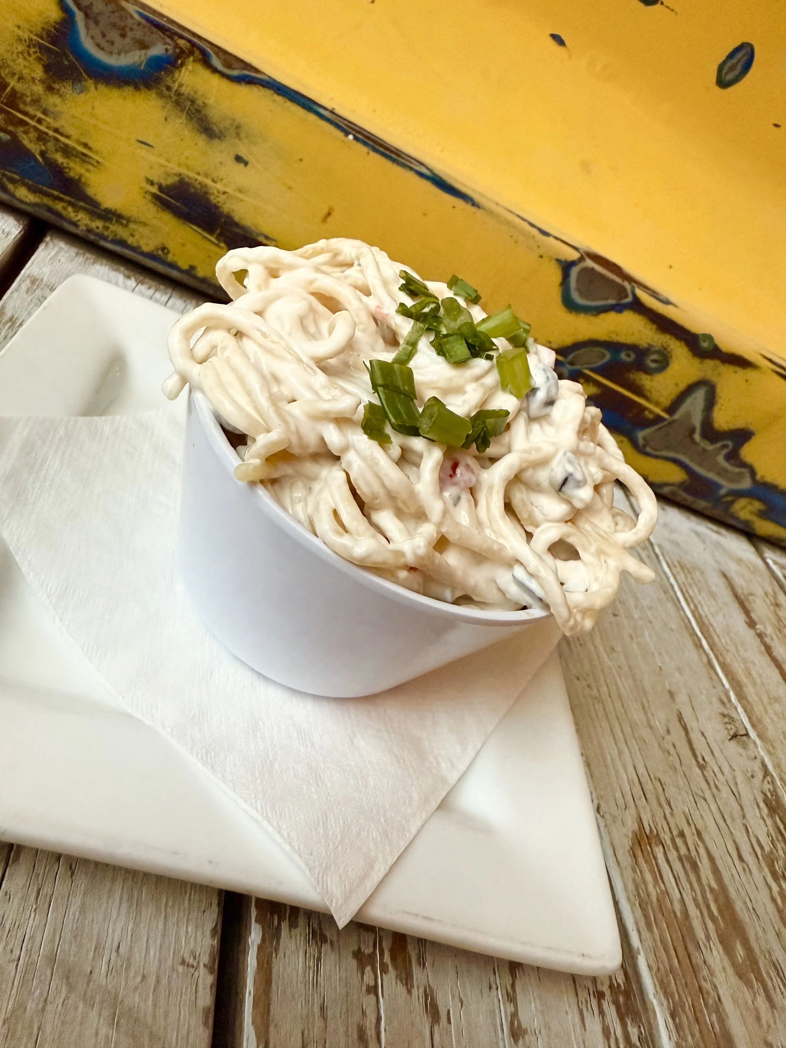 Feature Side: house made pasta salad