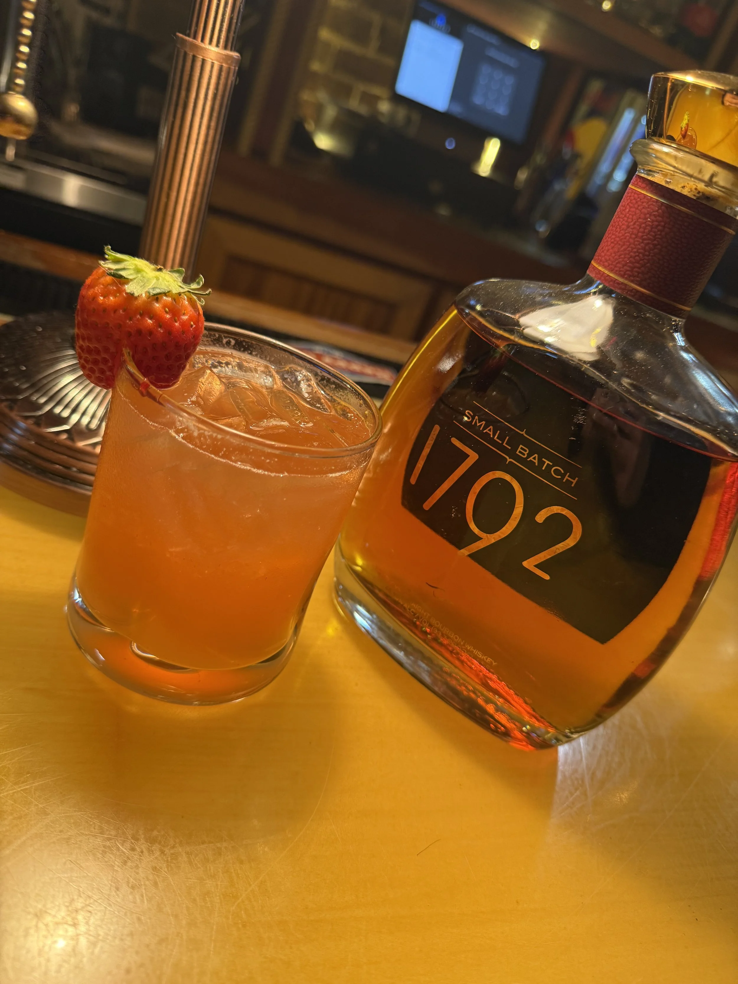 Strawberry Bourbon Smash