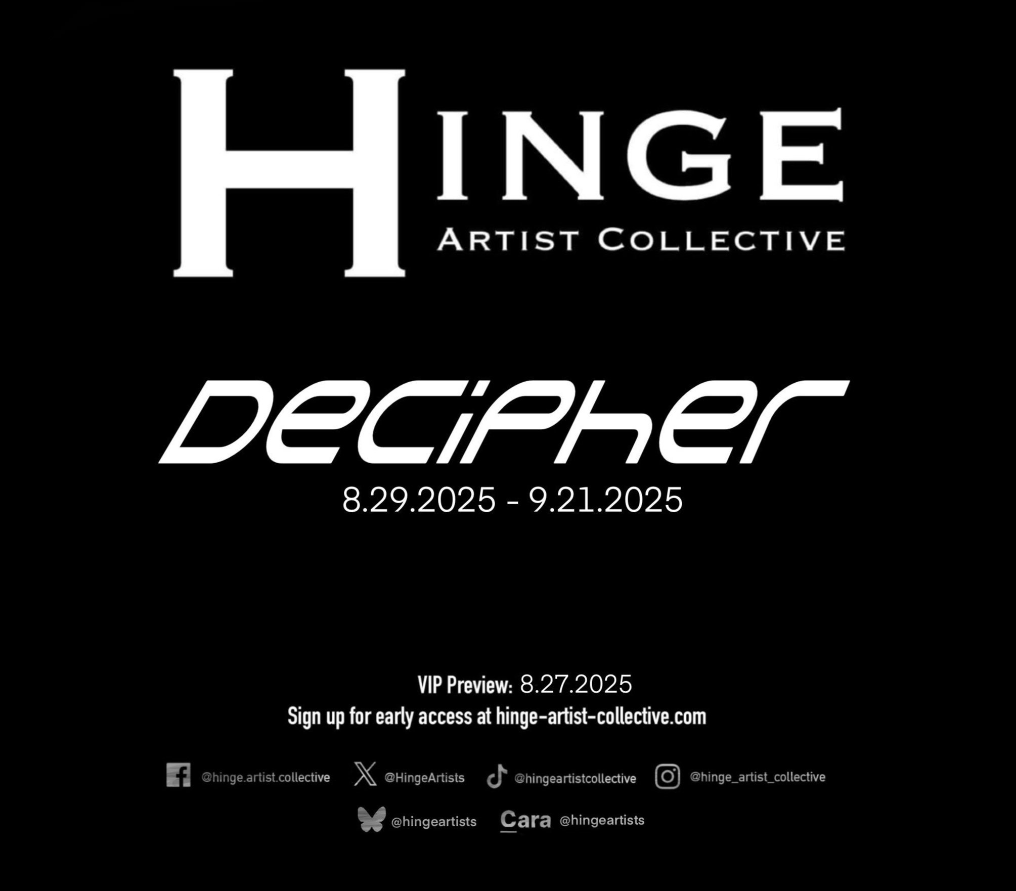 Decipher - Hinge Artist Collective