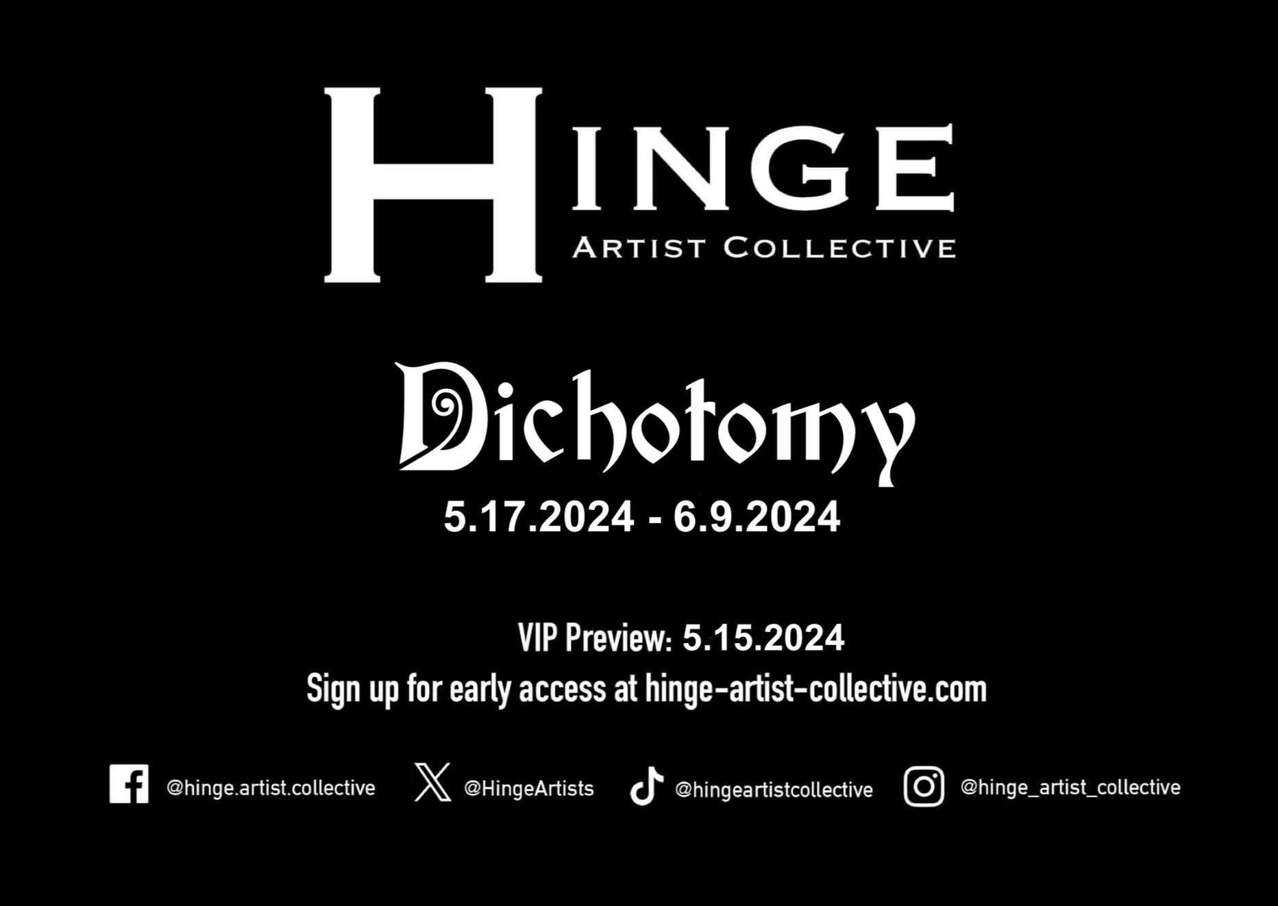 Hinge Artist Collective's Dichotomy