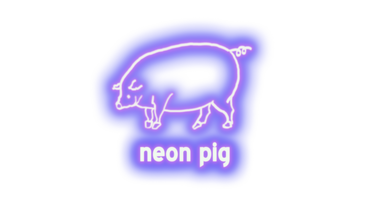 Neon Pig