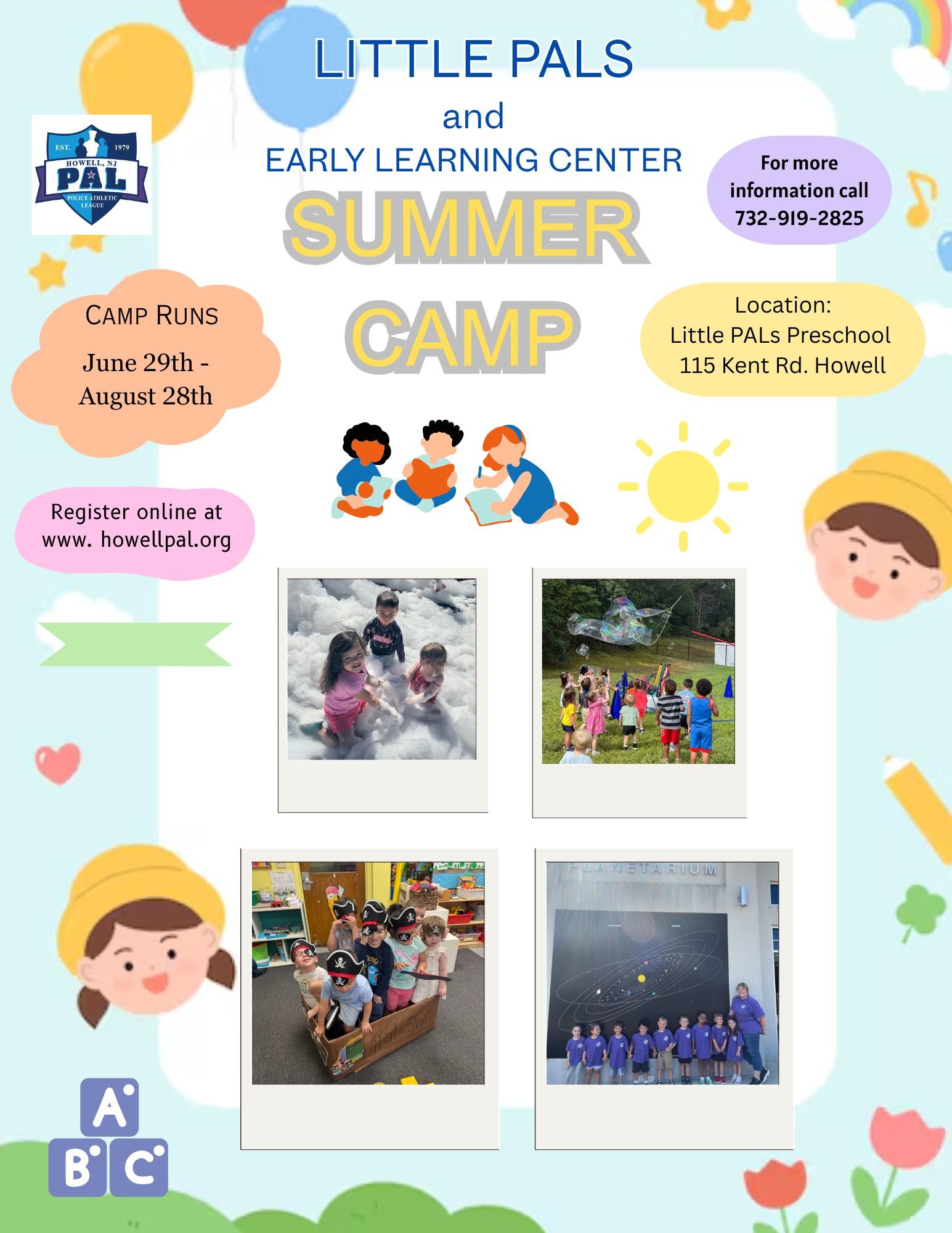 Howell PAL - Summer Camp — Howell Township Police Athletic League