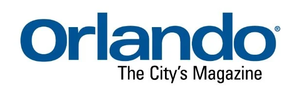 Orlando logo with the tagline 'The City's Magazine' in black text.
