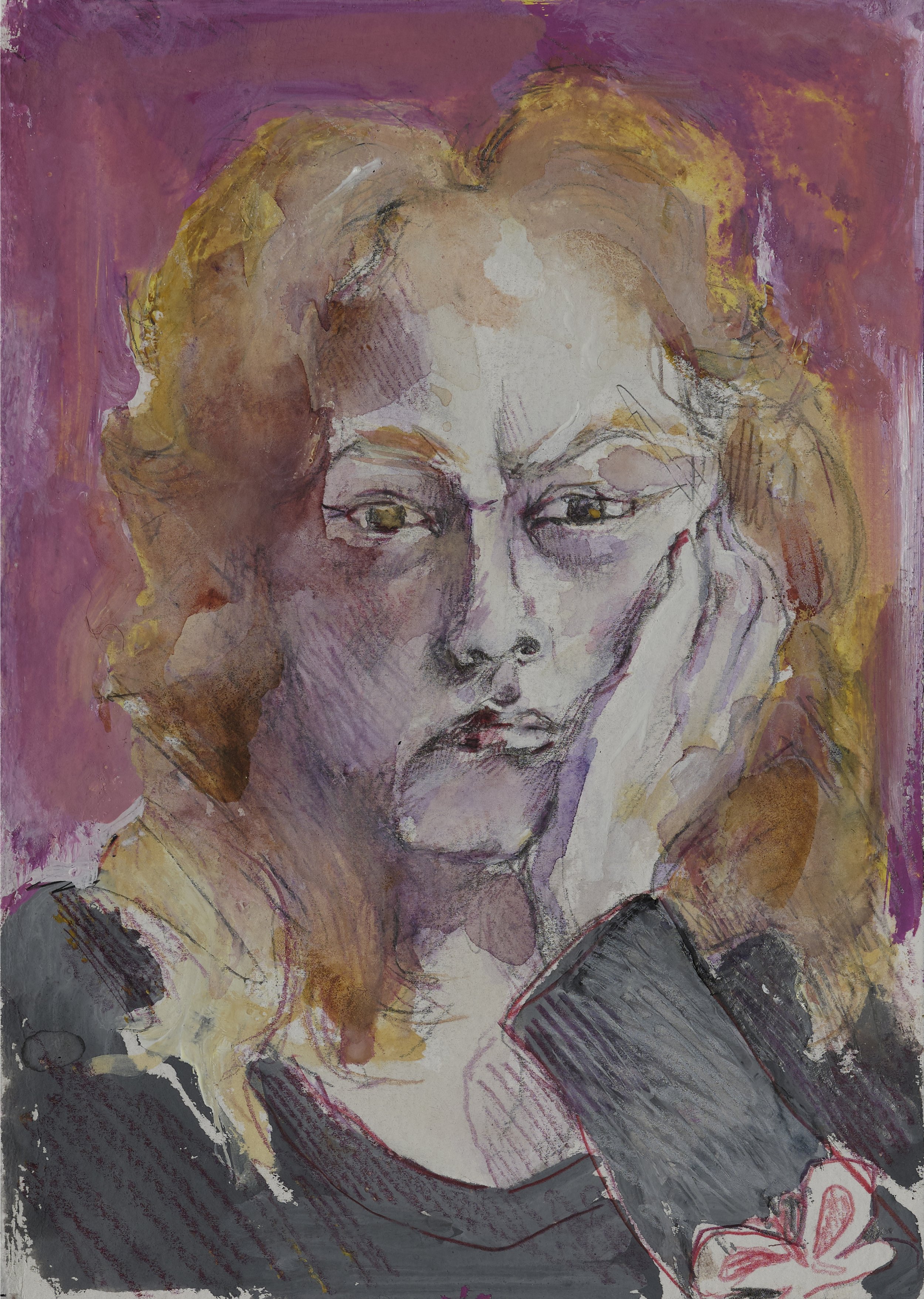 Self_Portrait, Fading: 21 x 15cm. NFS