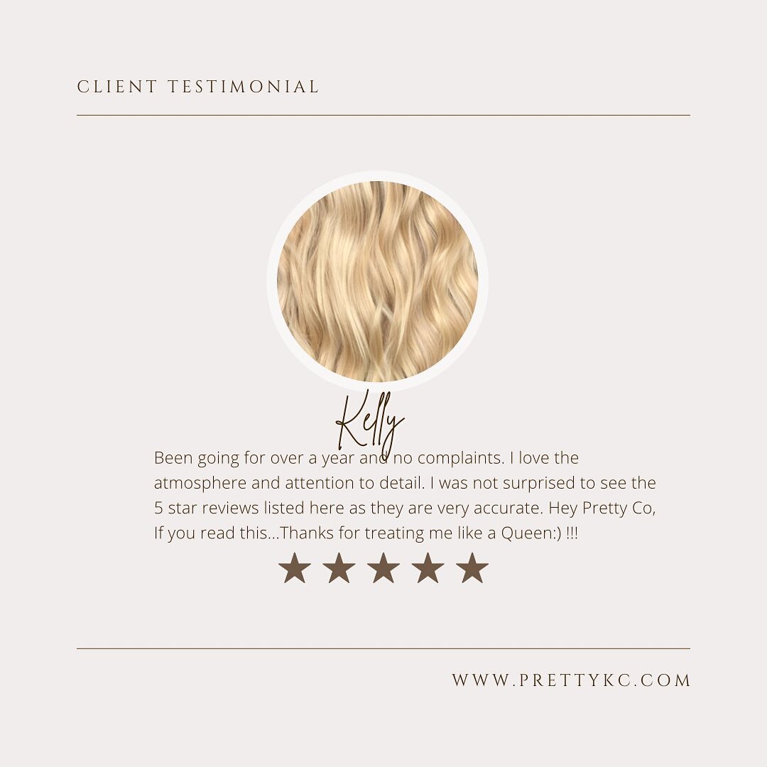 We love hearing your feedback. Testimonials like this one keep us going. Thanks for the kind words Kelly! Xoxo - Pretty Co.