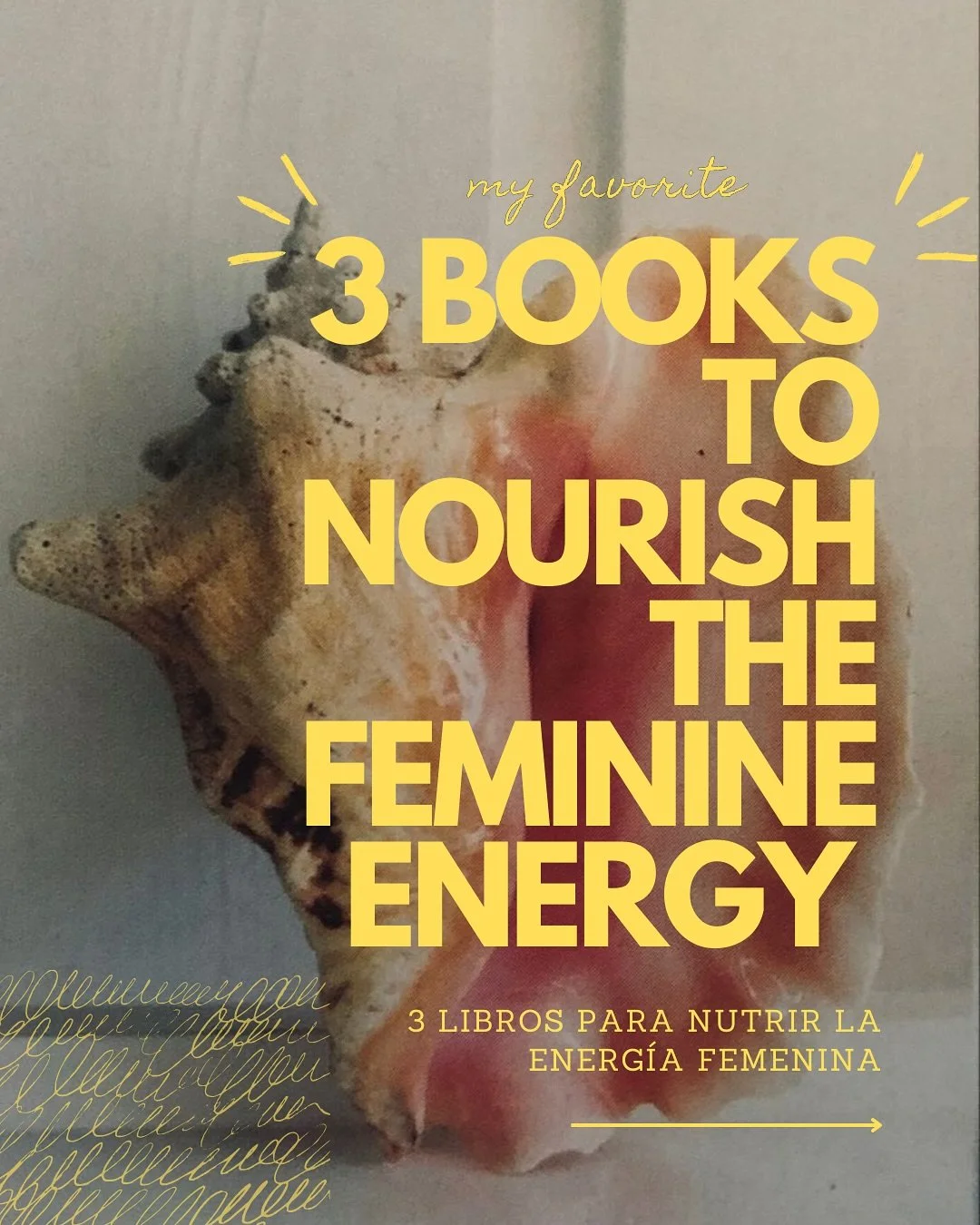 (Espa&ntilde;ol 👉🏽 y👇🏽) Our feminine essence thrives when we listen, reconnect, and honor our cyclical wisdom.

These are my favorite books to nourish our feminine energy: reminding us of our wild nature, reclaiming our voice and pleasure, and gu