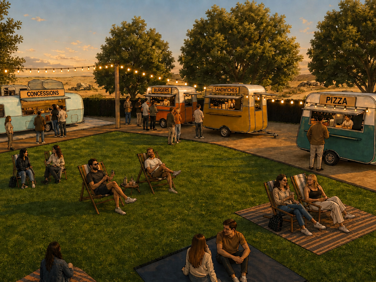 MOVIE NIGHTS at THE ANNEX | Landers, CA | Stylized Visualization | Community Event Series Concept