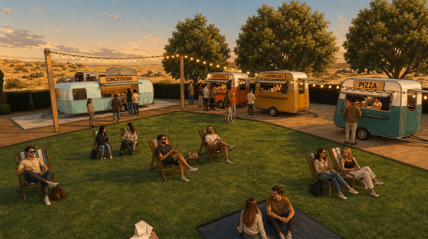 MOVIE NIGHTS at THE ANNEX | Landers, CA | Stylized Visualization | Community Event Series Concept