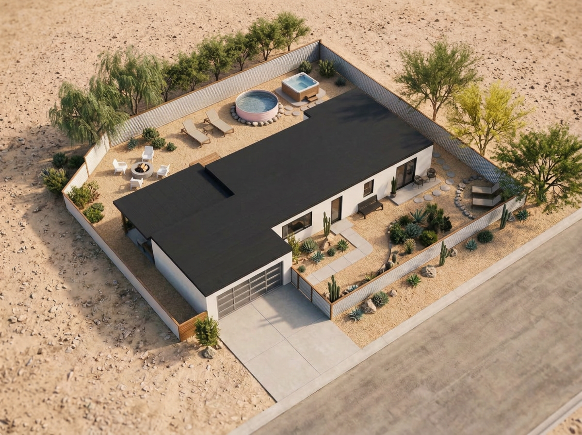 FULL PROPERTY REMODEL | Realistic Visualization | Design Collab with Client | Joshua Tree, CA