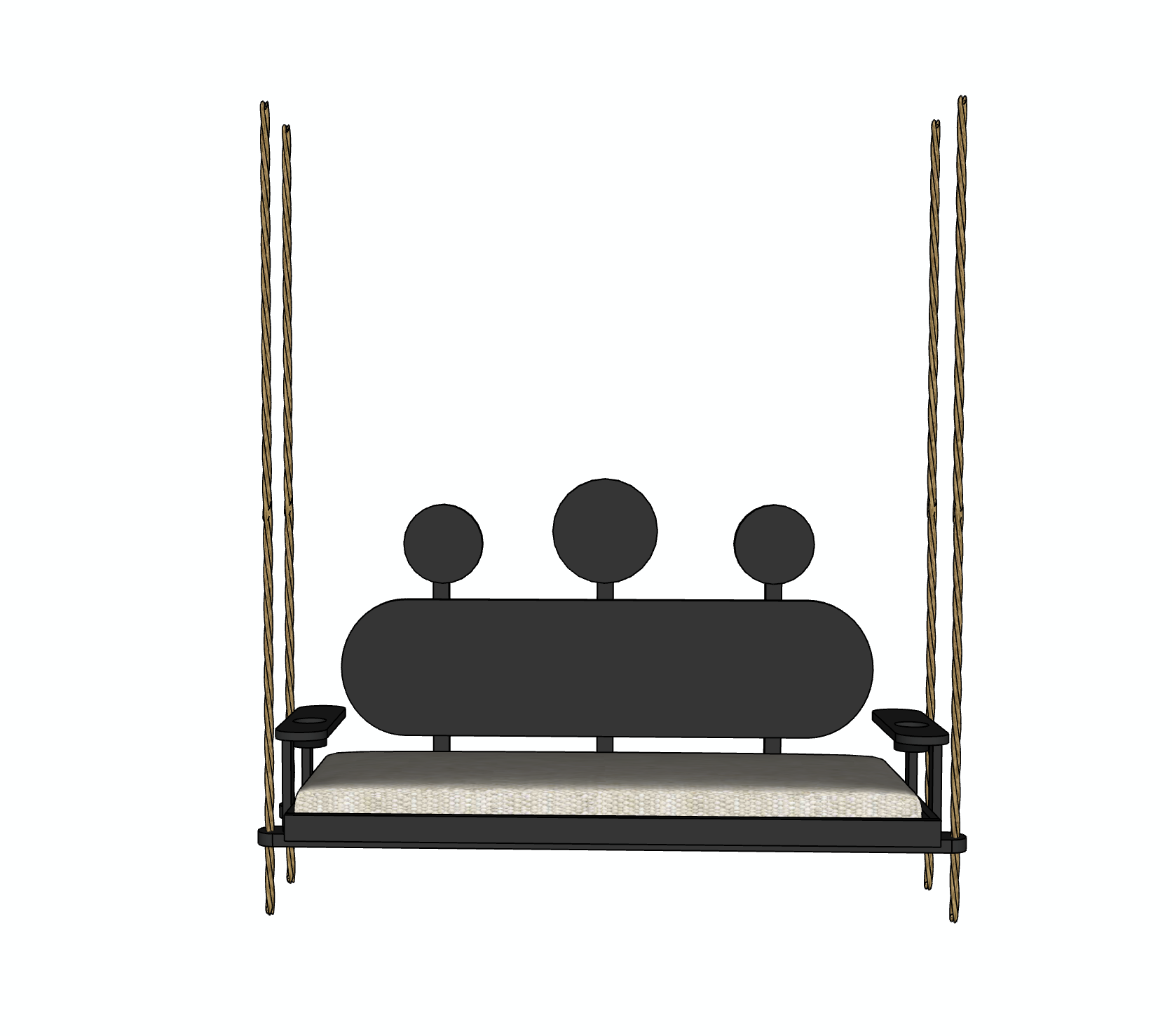 PORCH SWING | 3D Model | Designed by Mojave Lu