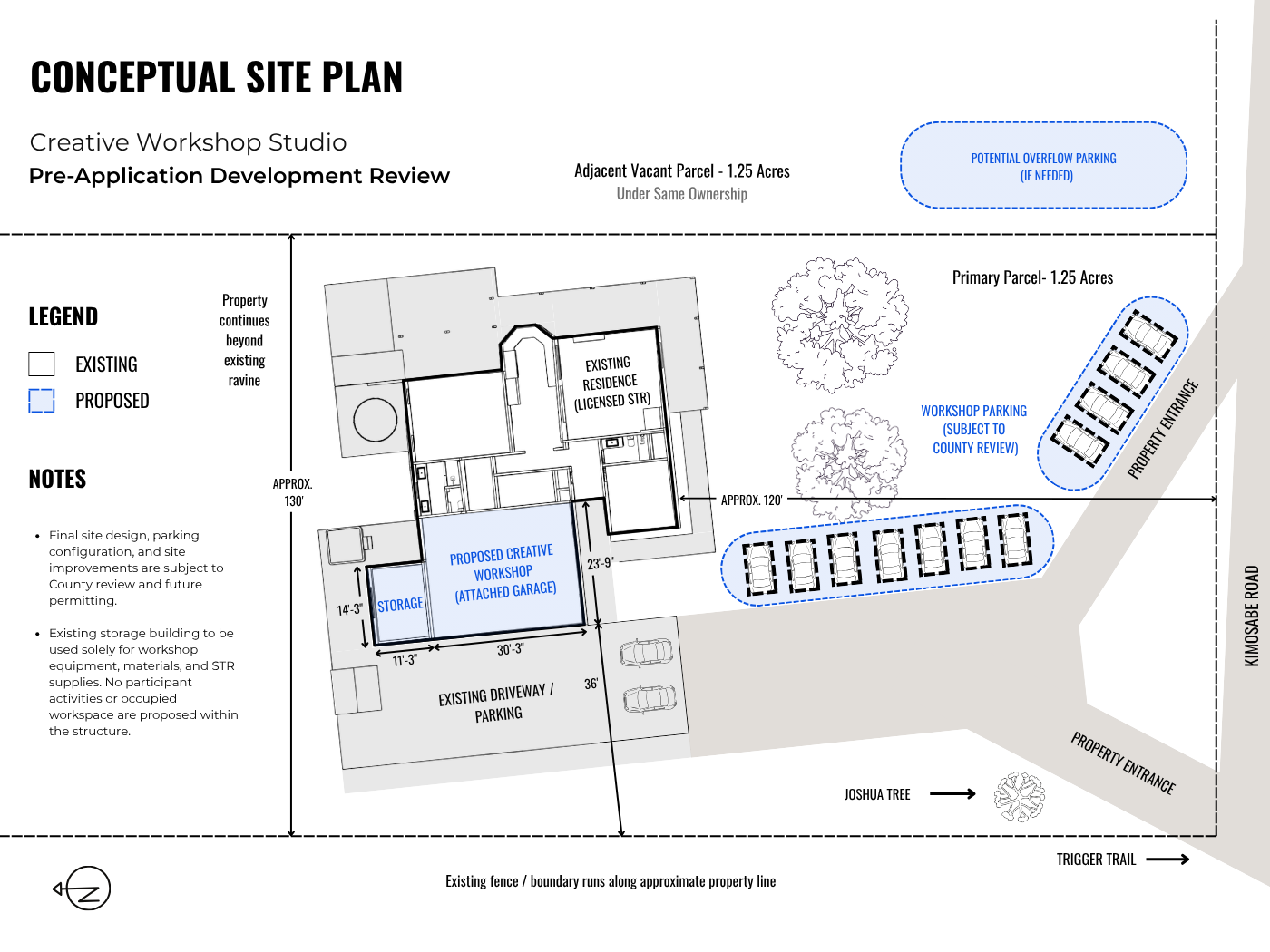 Creative Workshop Studio | Pioneertown, CA | Pre-Application Site Planning & Permit Support