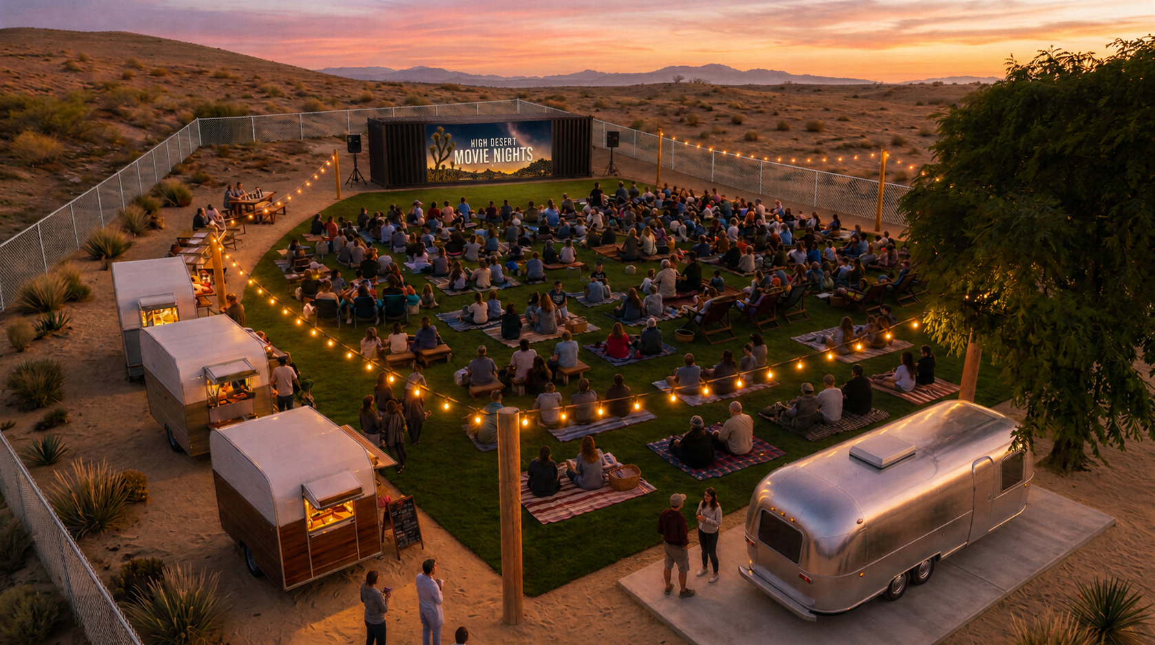 MOVIE NIGHTS at THE ANNEX | Realistic Visualization | Community Event Series Concept