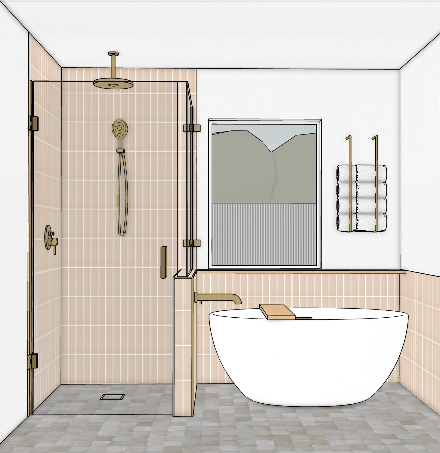 Sage  Primary Shower - Sketchup.png