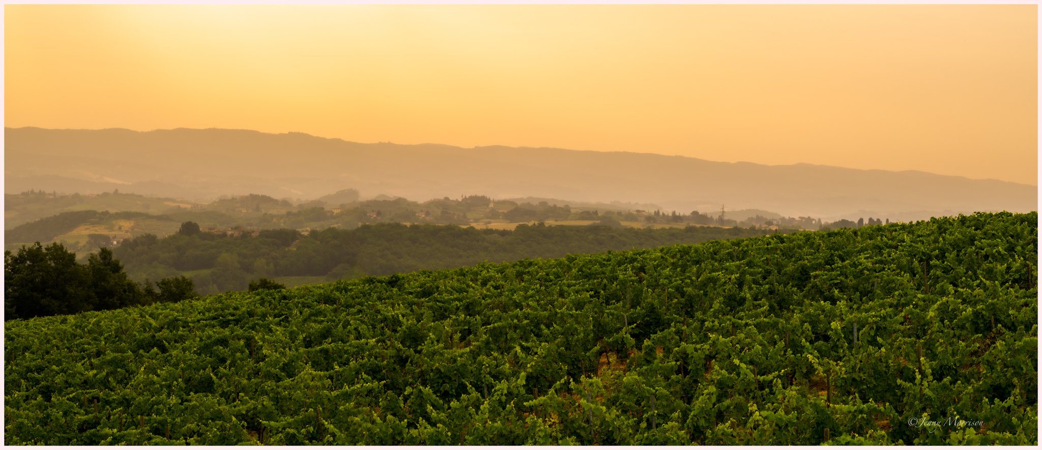 Sunrise at San Gimignano, Italy
