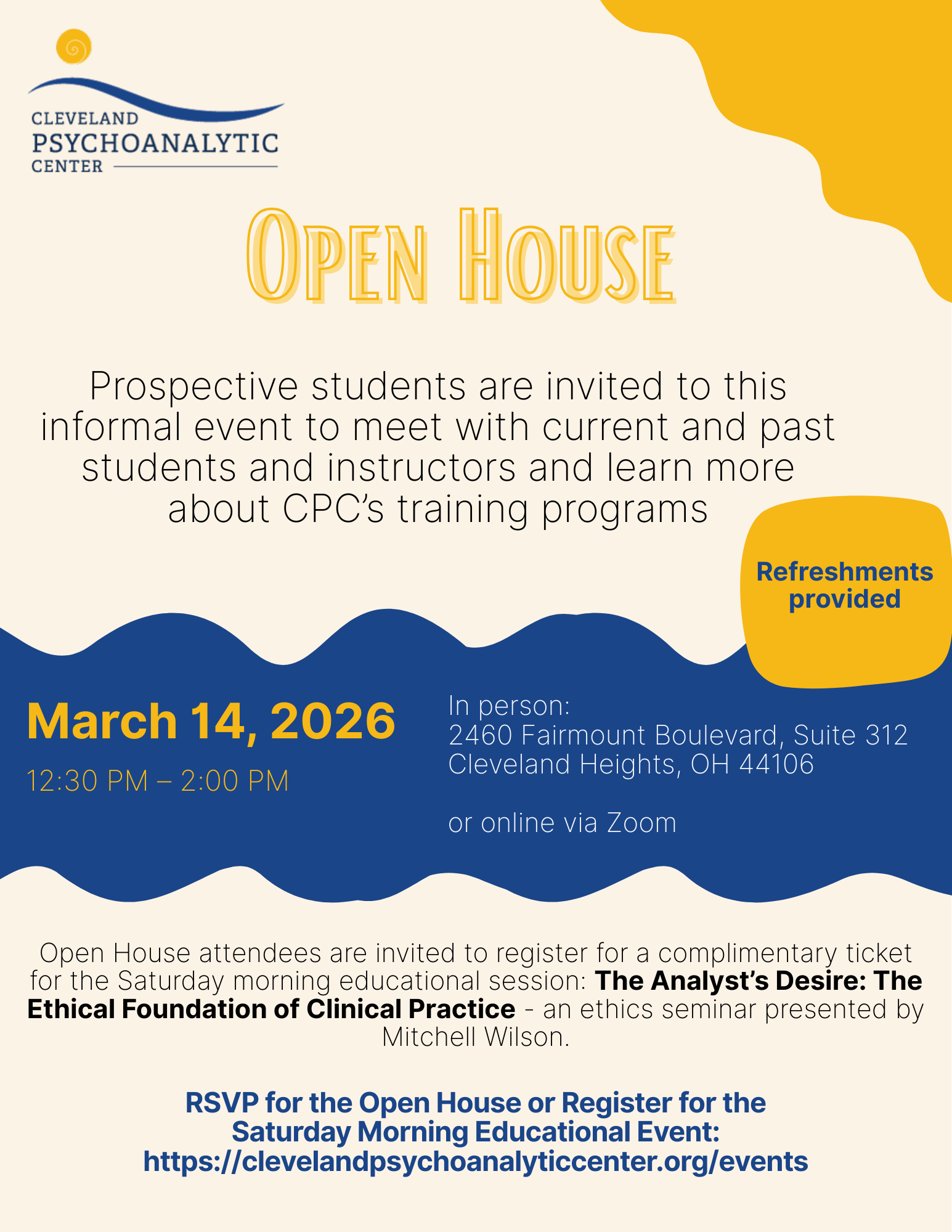 Open House for Prospective Students