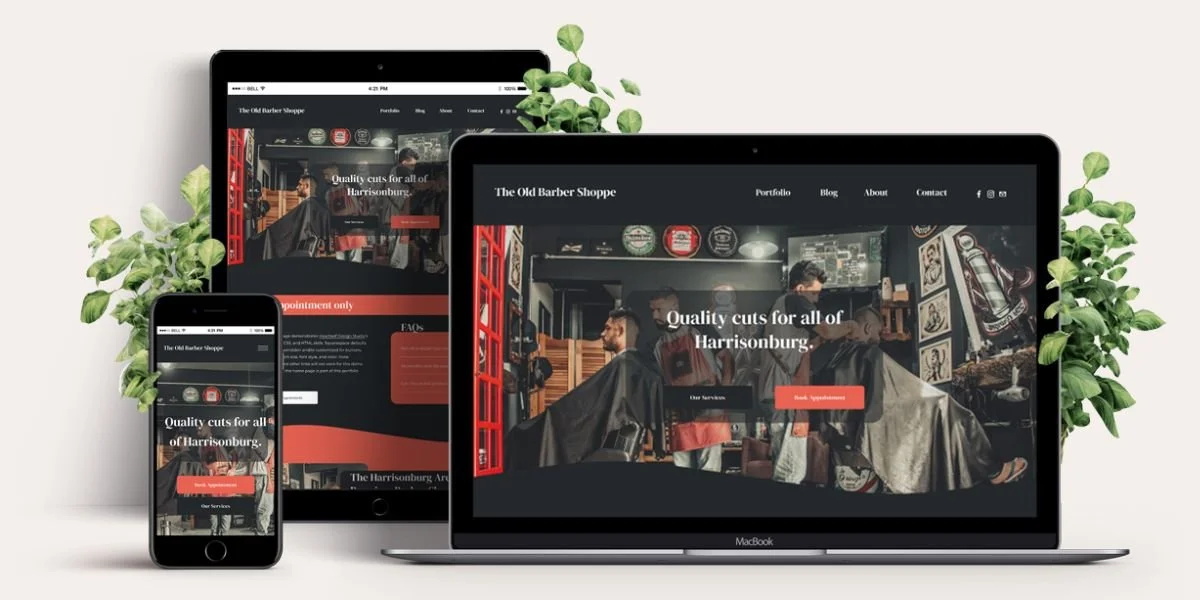 Barber Shop Website