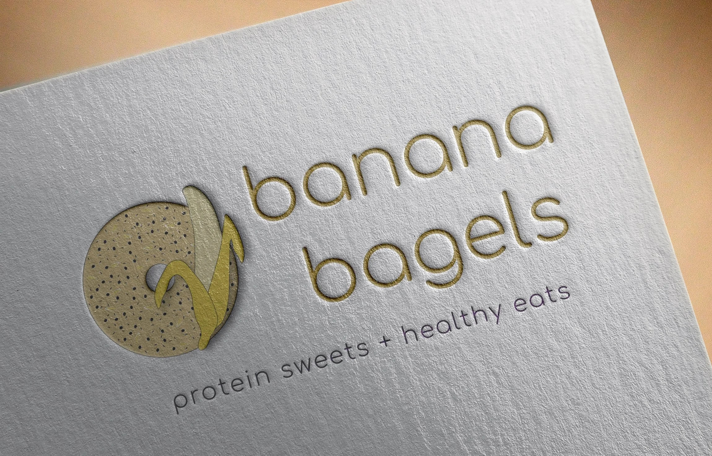 Full color logo debossed on paper letterhead