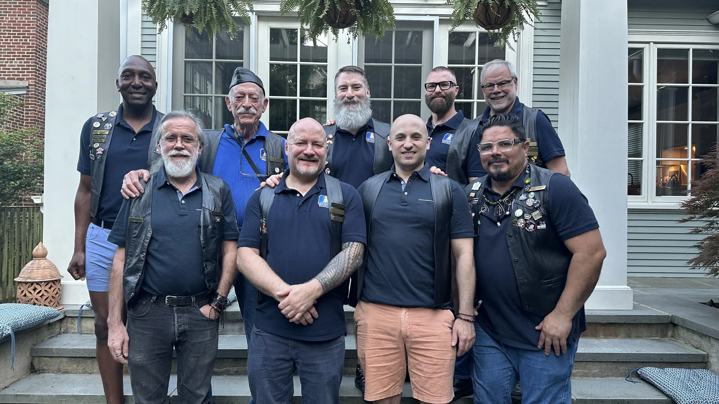 May 2024. Anniversary BBQ group photo.