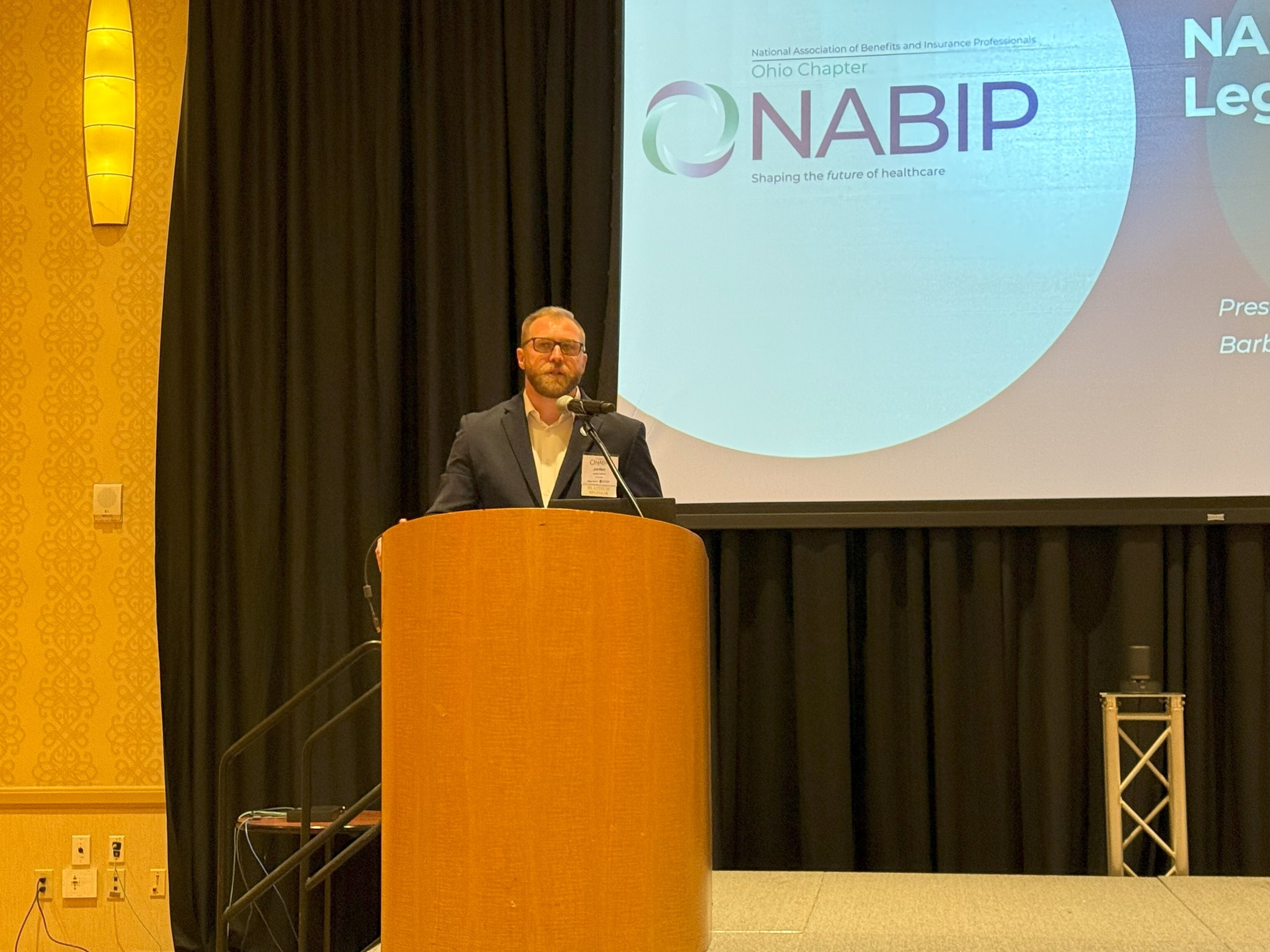 2025 NABIP Columbus Annual Expo Platinum Sponsor - Jordan Ledford with HRA Simple