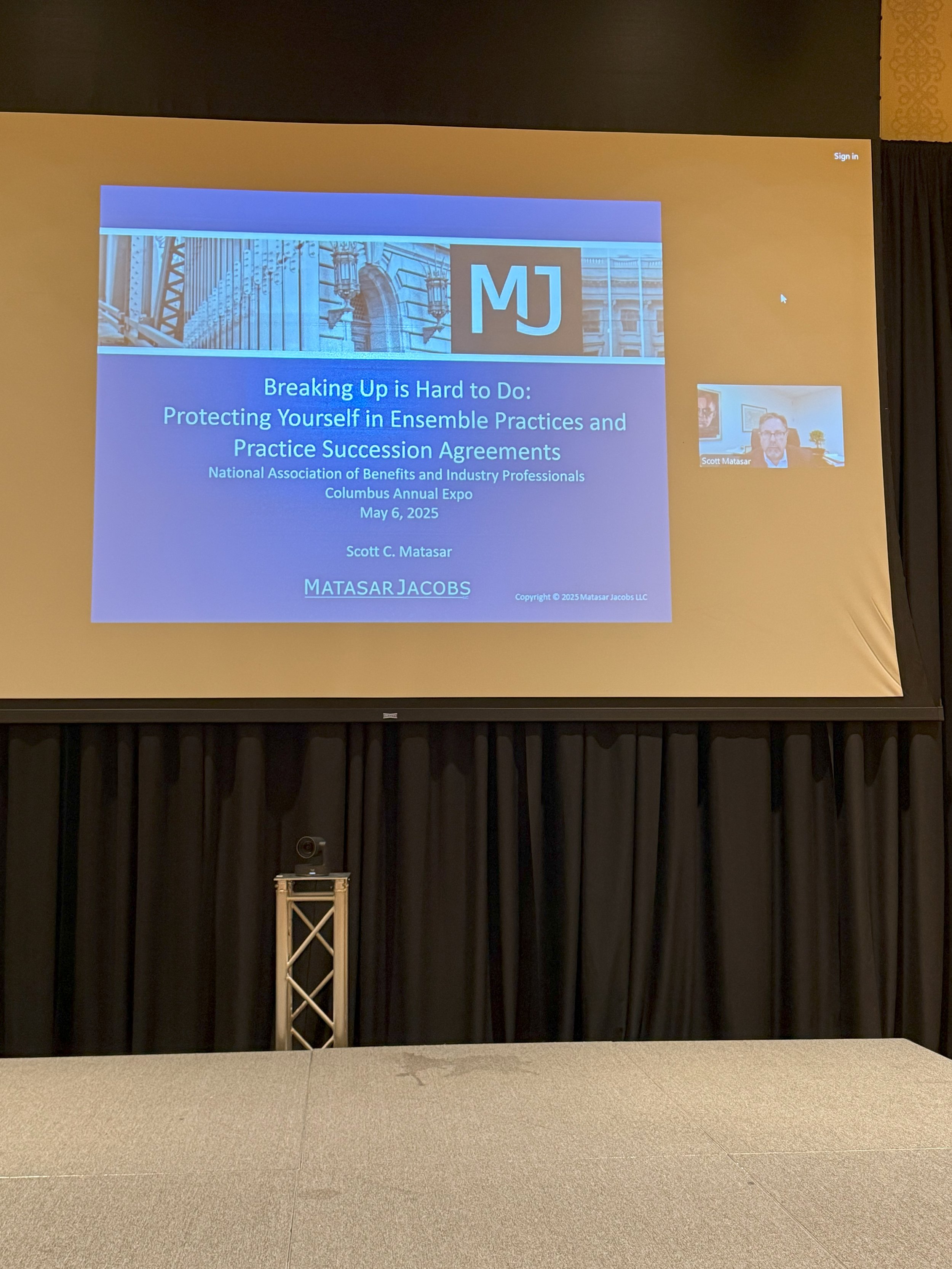 2025 NABIP Columbus Annual Expo Speaker - Scott Matasar