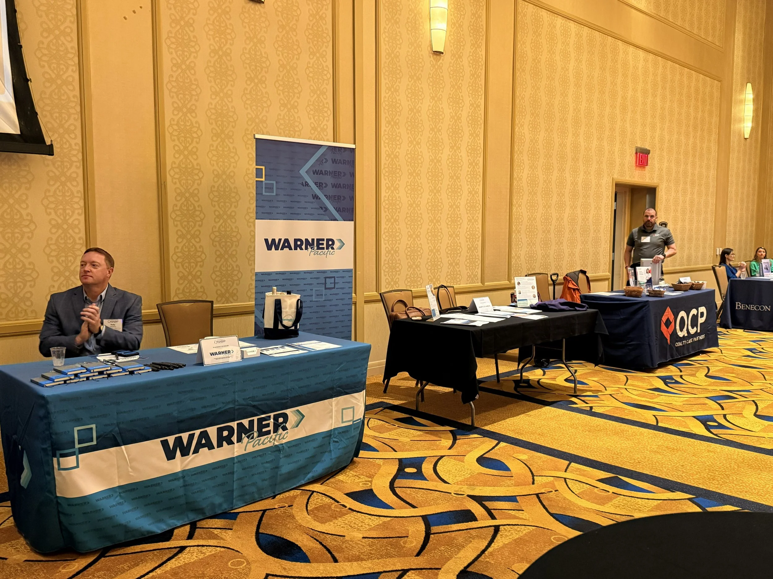 Sponsors Warner Pacific / National United Brokers, NABIP, and Quality Care Partners