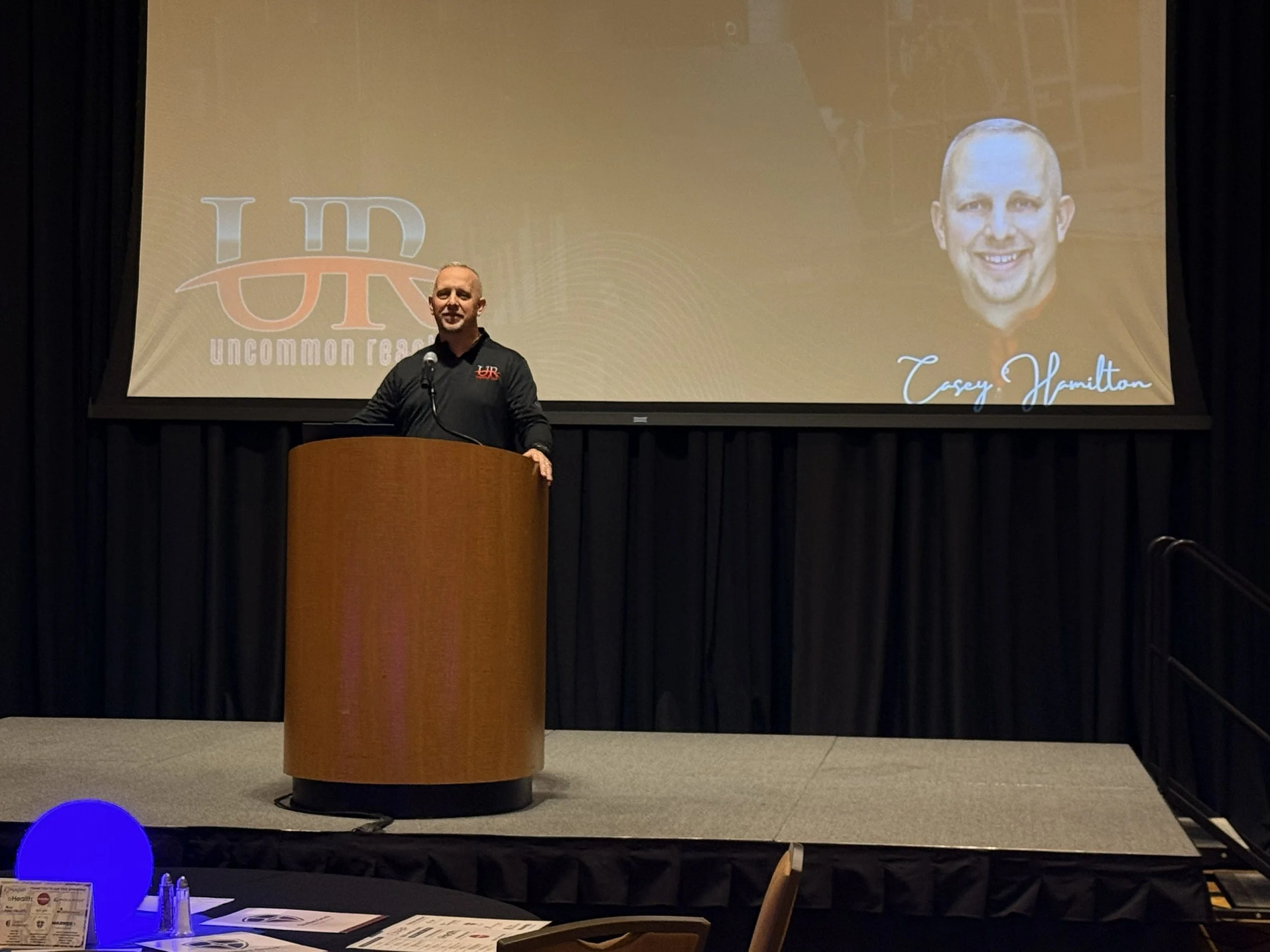 Presenter Casey Hamilton with Uncommon Reach discussed "SEO in the Age of AI"