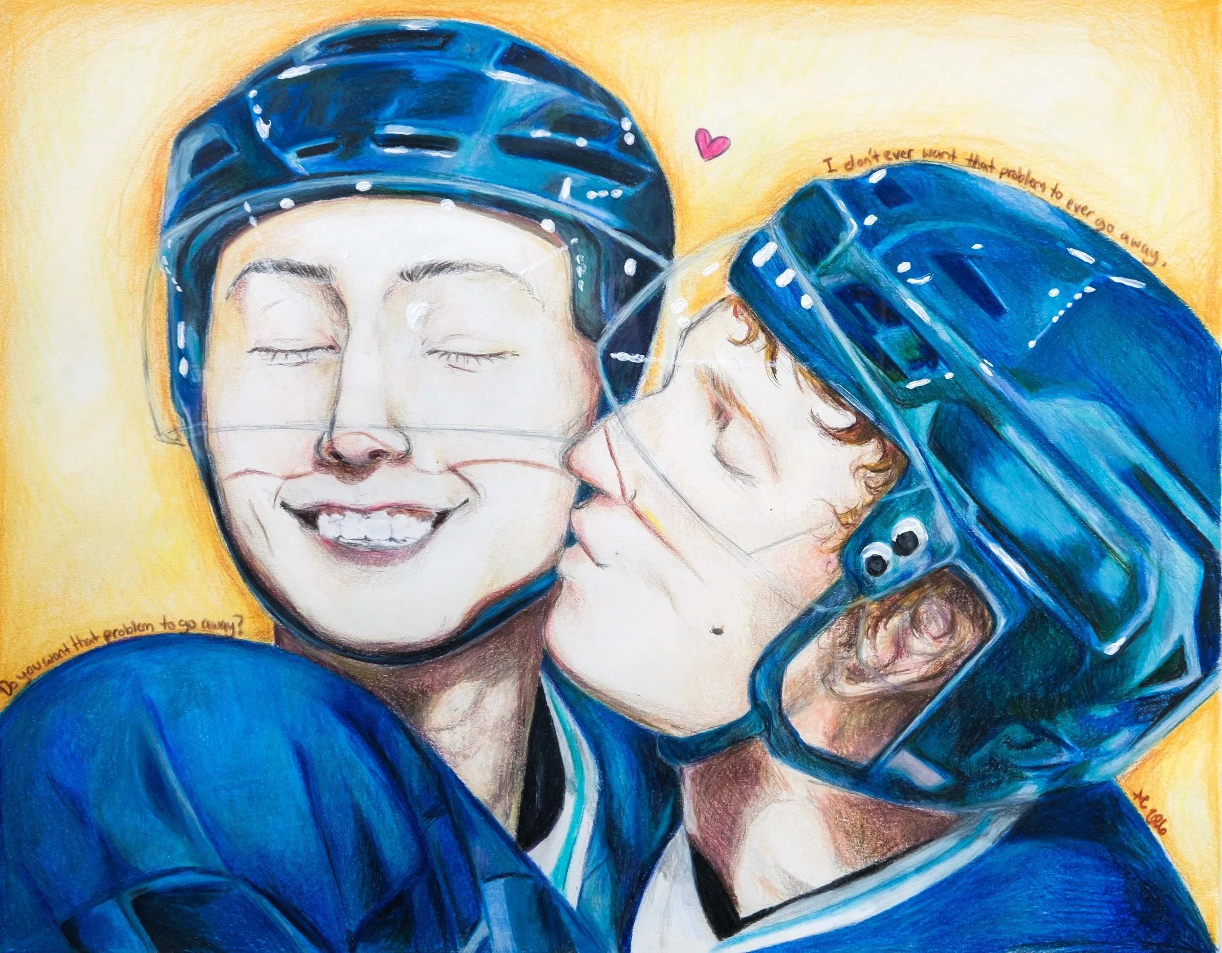 Ava Cassady - Lovers (11"x14")