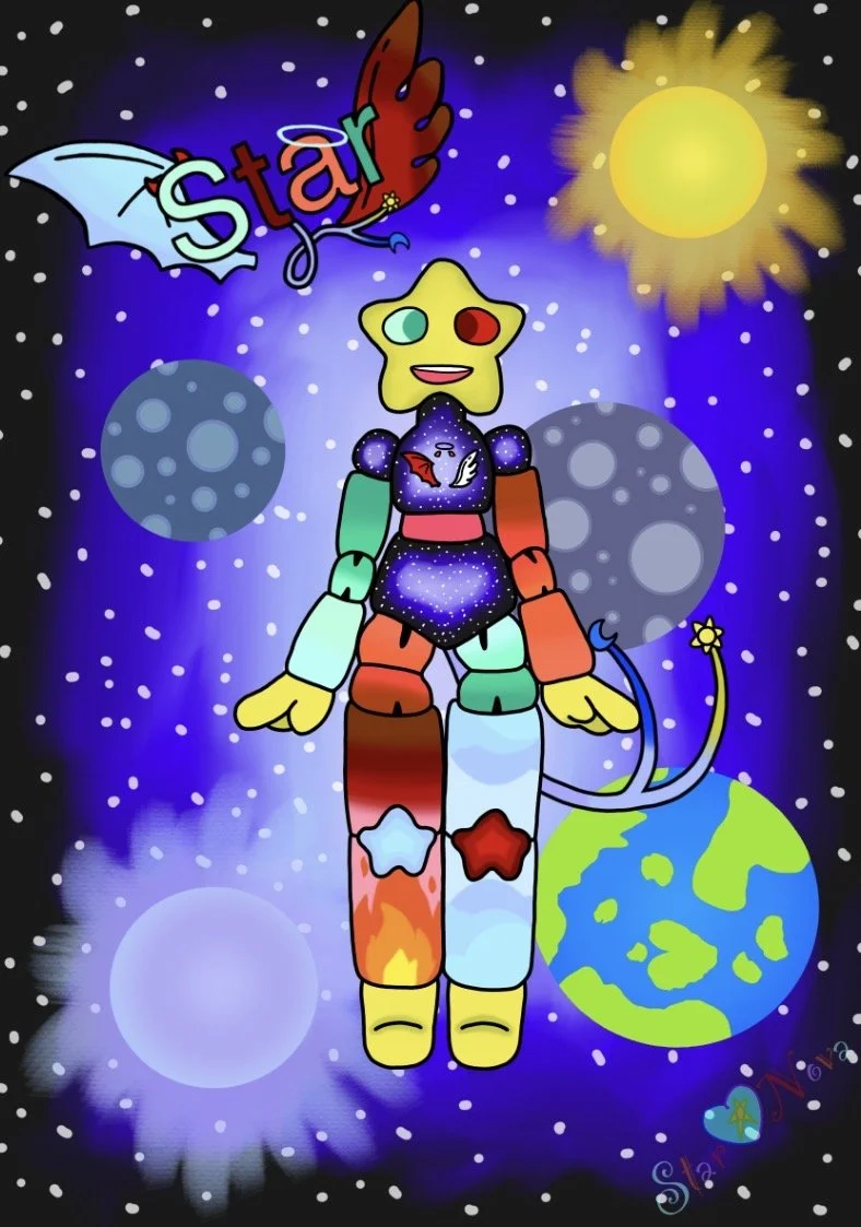Delku Moncure - Stardrop Celestial (8x10")